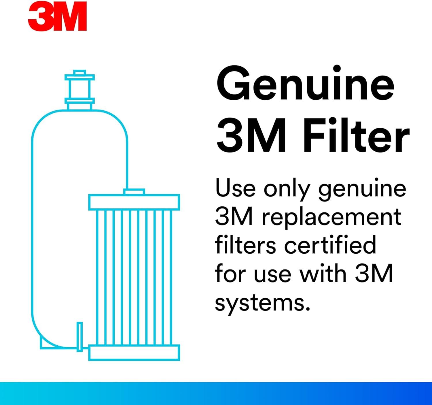 3M HF40-S High Flow Series Commercial Water Filter Cartridge , 0.2 um NOM, 2.5gpm, 25000 gal