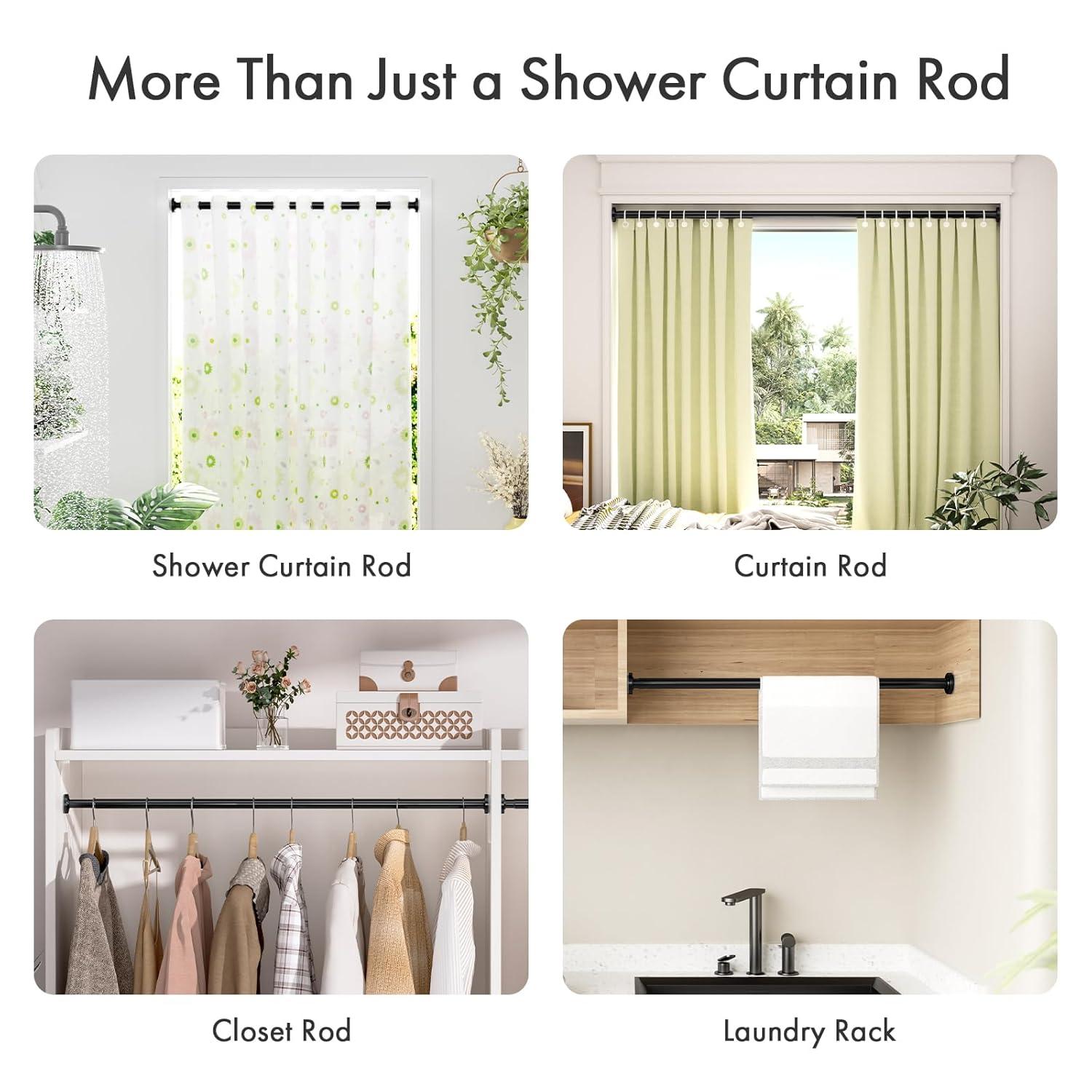 Tromay Heavy Duty Tension Shower Rod