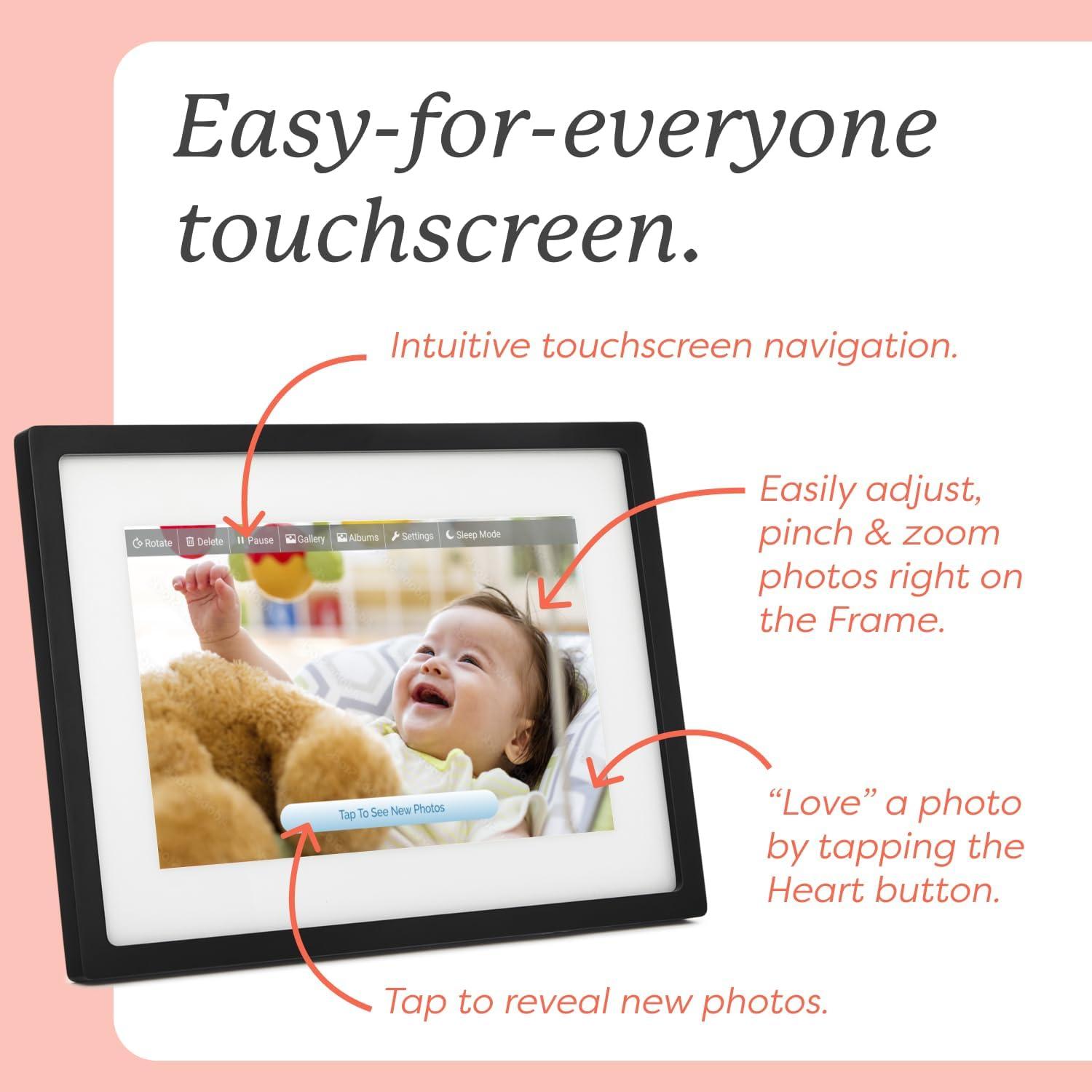 Skylight Frame: 10-inch Wifi Digital Picture Frame, Email Photos from Anywhere, Touch Screen Display