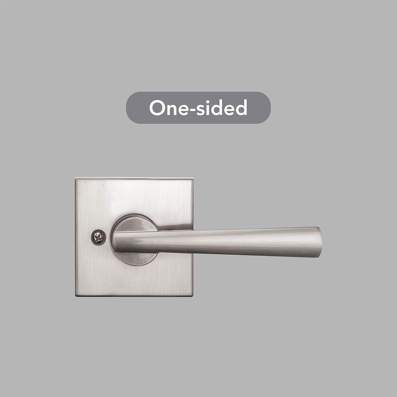 Spyglass Single Dummy Door Lever with Square Rose