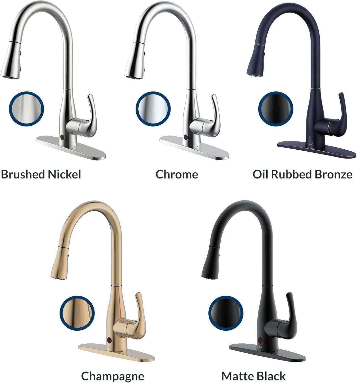 Touchless Pull Down Single Handle Kitchen Faucet