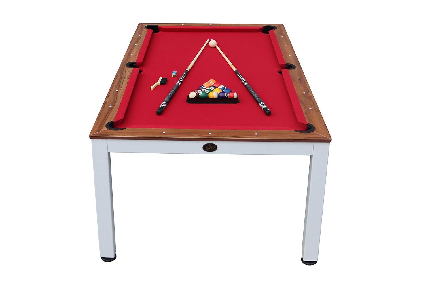 Playcraft Playcraft Glacier 7' Pool Table with Dining Top and Steel Legs