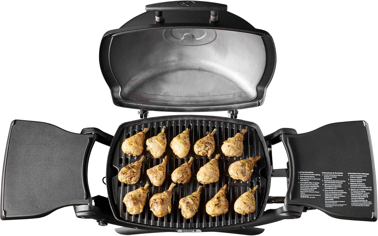 Weber Q1200 Gas Grill, Titanium