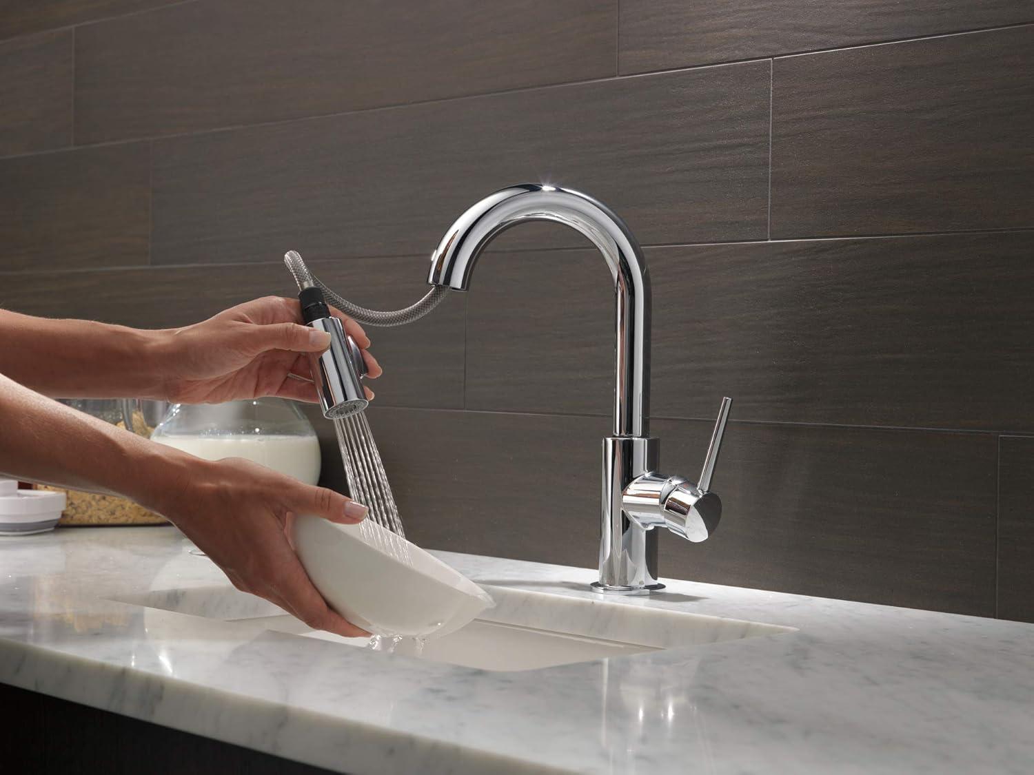 Single Handle Pull-Down Bar/Prep Kitchen Limited Swivel