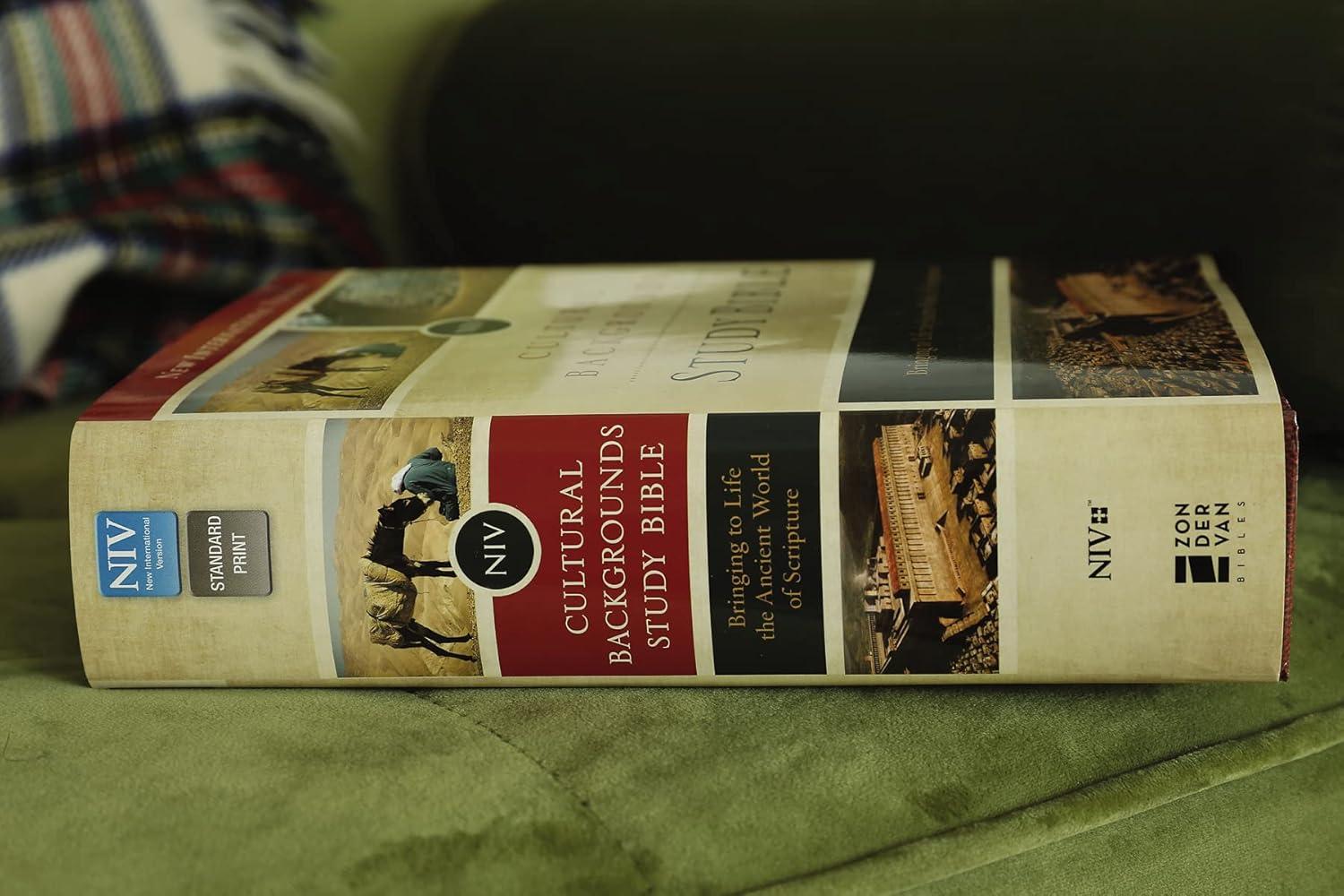 Cultural Backgrounds Study Bible-NIV - by Zondervan (Hardcover)