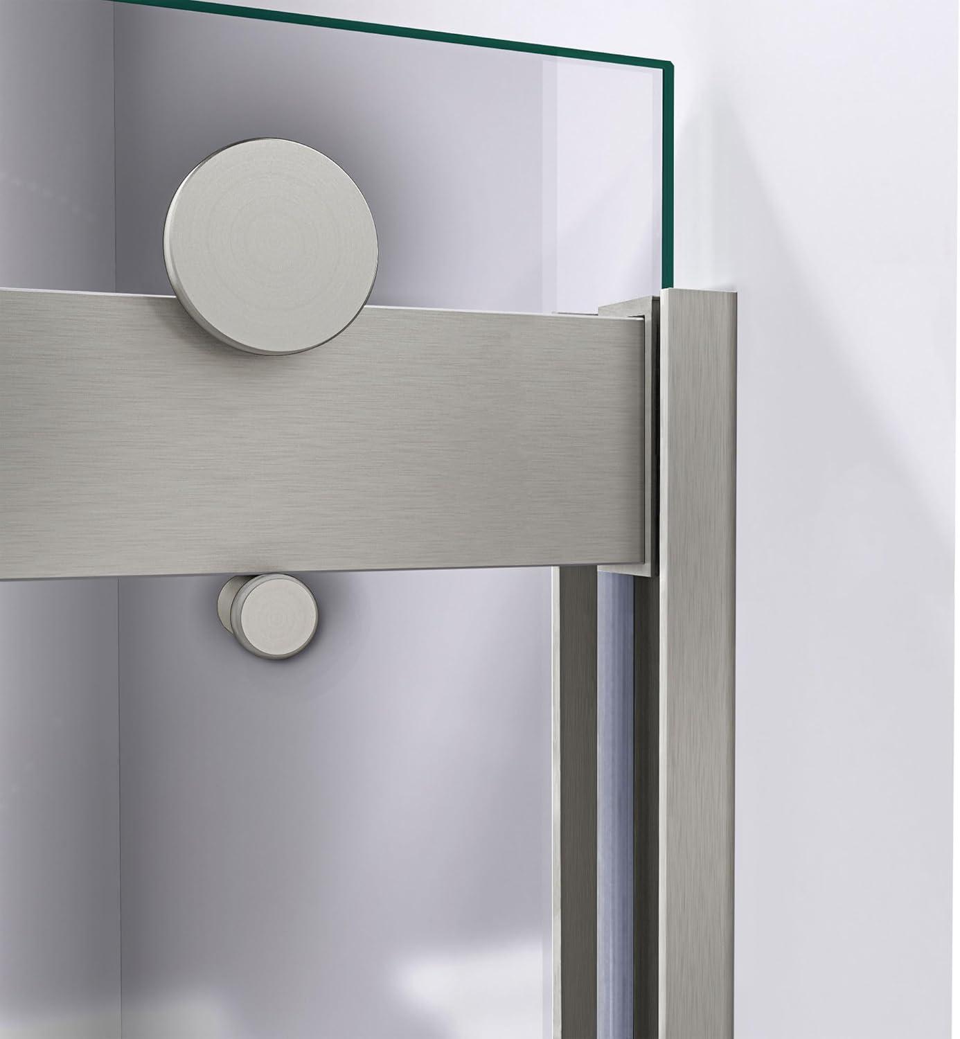 Sapphire 56" W x 76" H Frameless Shower Door