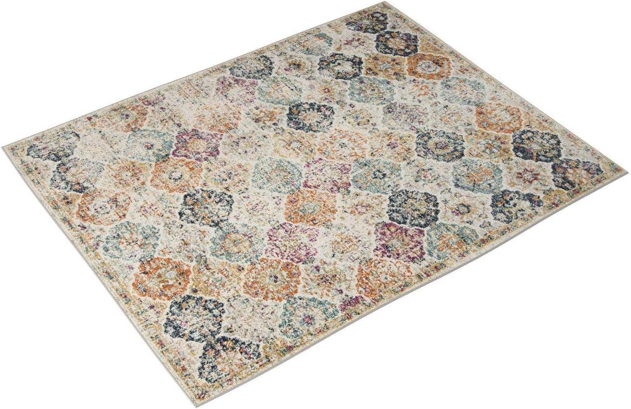 Madison MAD611 Power Loomed Indoor Area Rug - Cream/Multi - 8'x10' - Safavieh