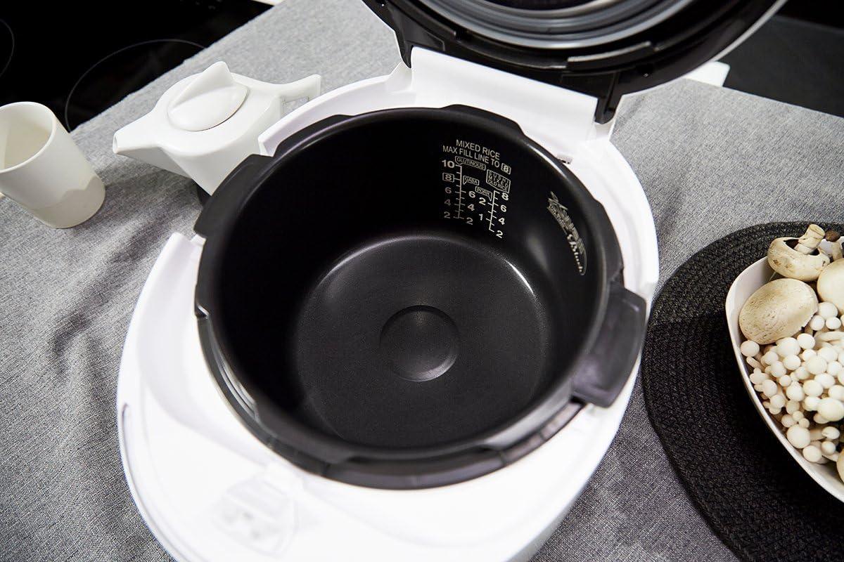 Cuckoo Electronics CUCKOO CMC-QSB501S 5QT Electric Pressure Cooker with 10 Menu Options and Stainless Steel Pot