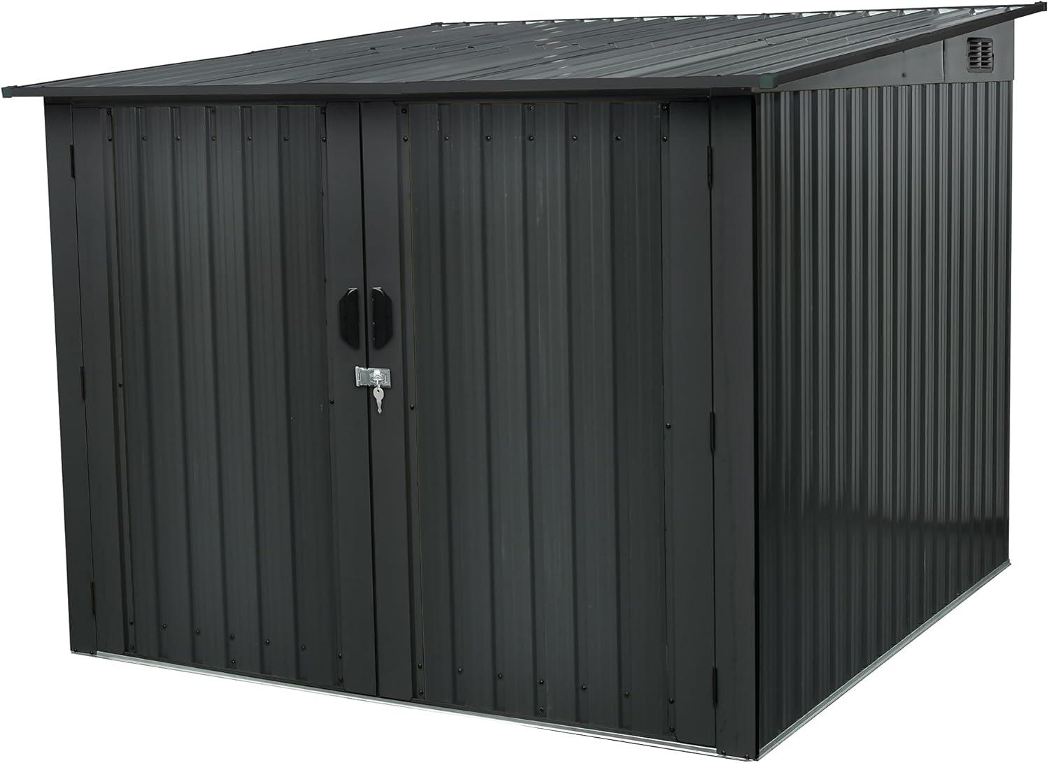 Hanover Bicycle Storage Shed HANBIKESHD-GRY