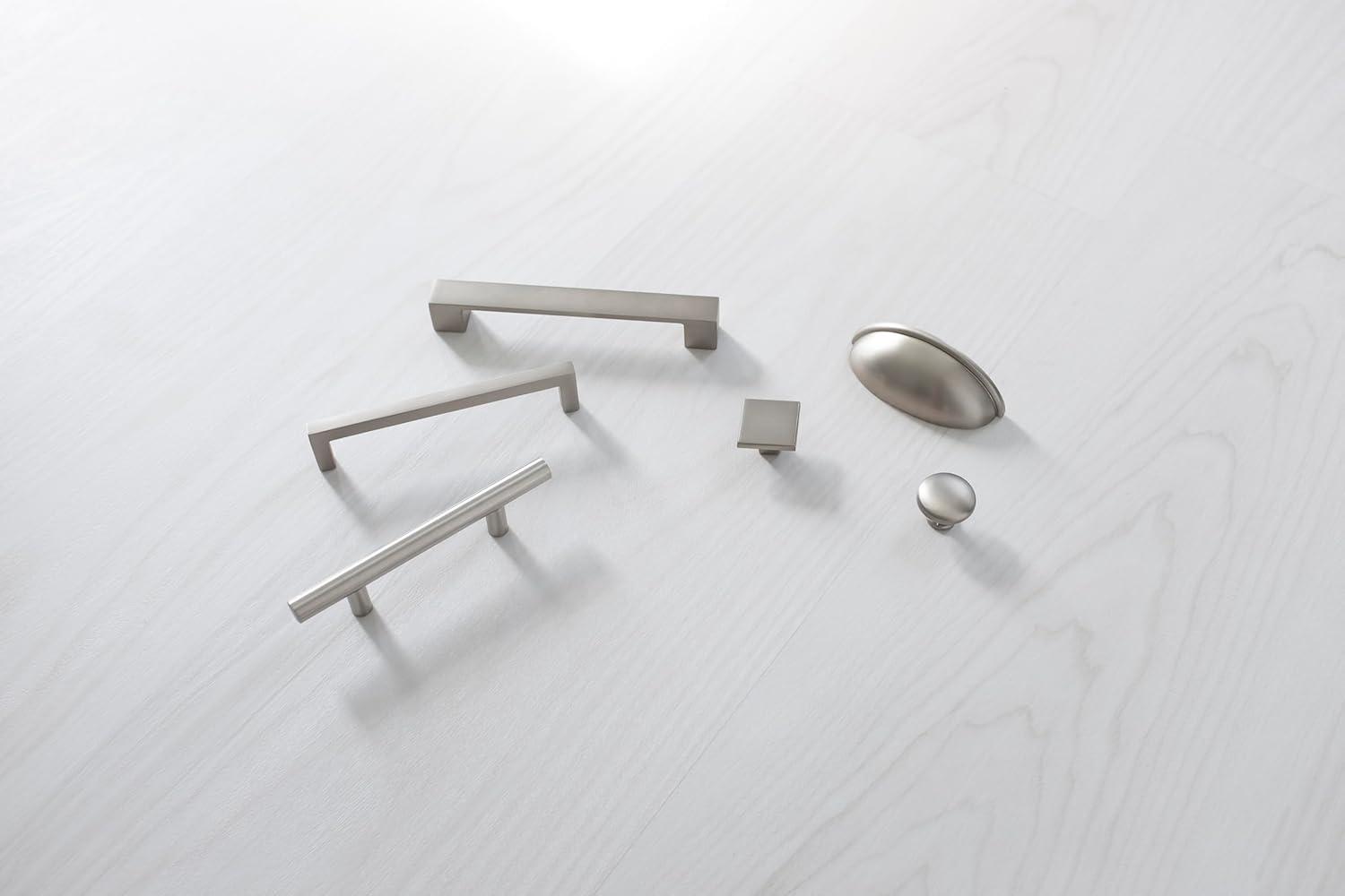 Hickory Hardware Heritage Designs Kitchen Cabinet Knobs, 1 1/8" Round Knob Pull for Doors, Drawers and Dressers (Set of 10)