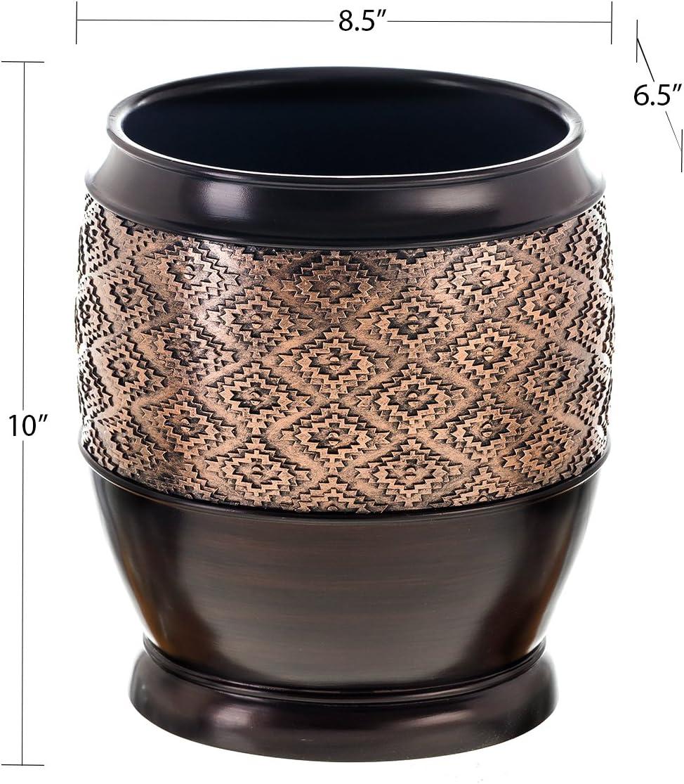 Creative Scents Dublin Resin Manual Lift Waste Basket