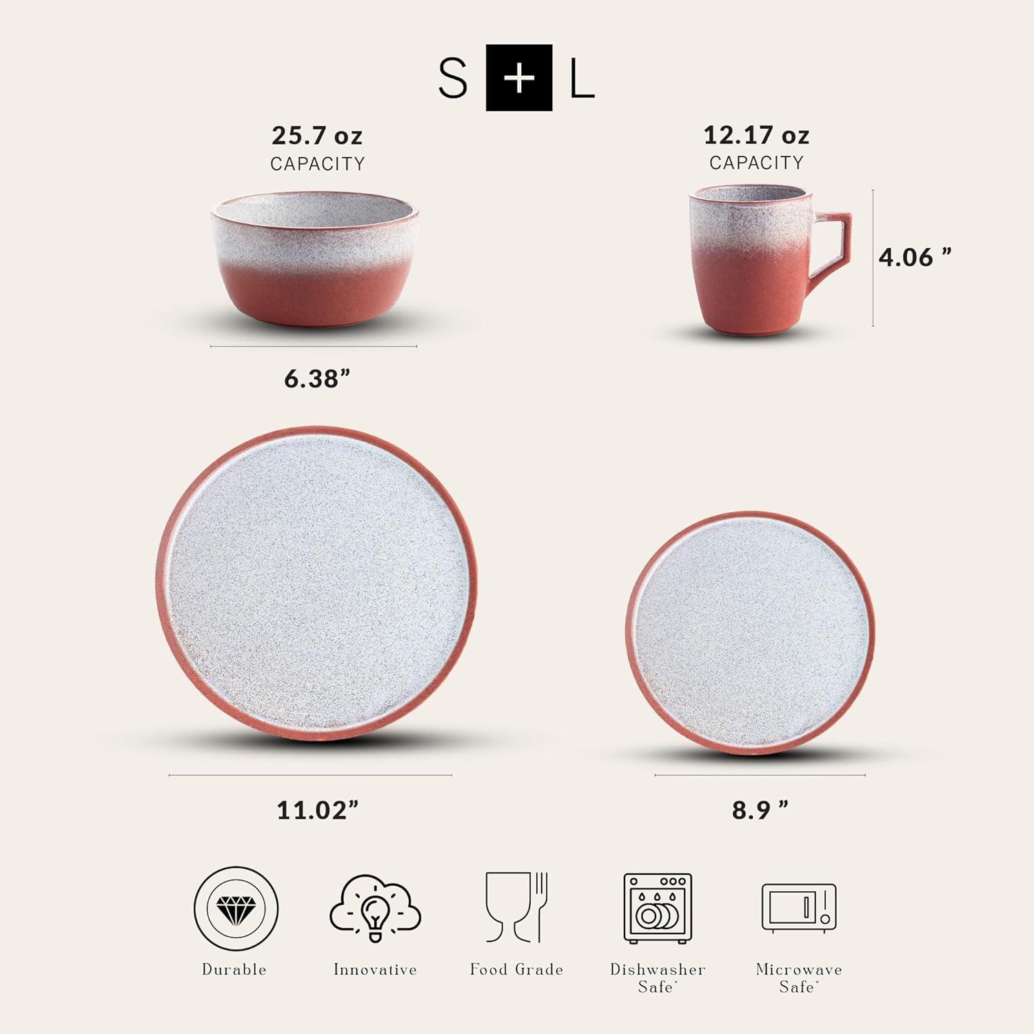Stone Lain Stone Lain Tina 32-Piece Dinnerware Set Stoneware (Set of 32)