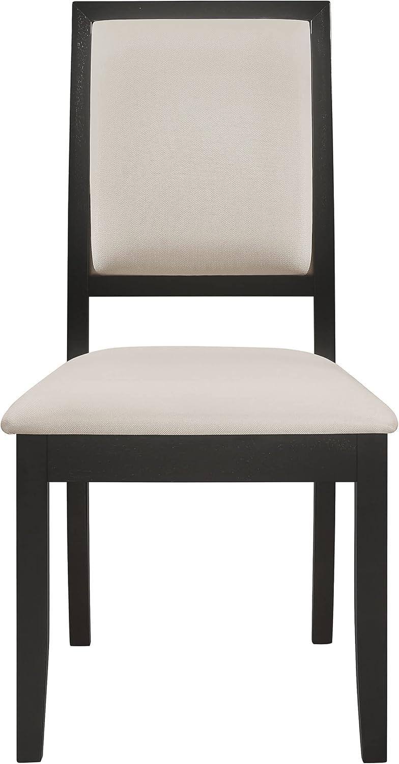 Coaster Louise Upholstered Fabric Dining Chairs in Cream