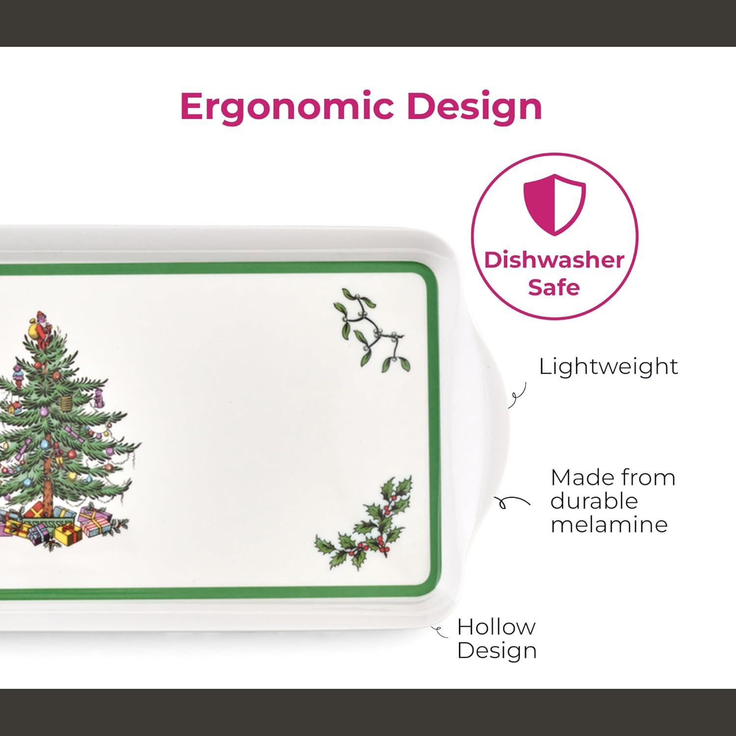 Pimpernel Christmas Tree Melamine Sandwich Tray