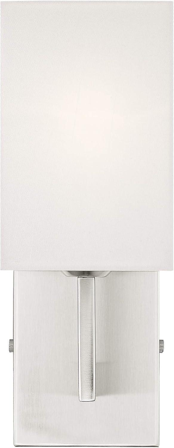 Livex Lighting Hollborn 1 - Light Wall Light in  Brushed Nickel