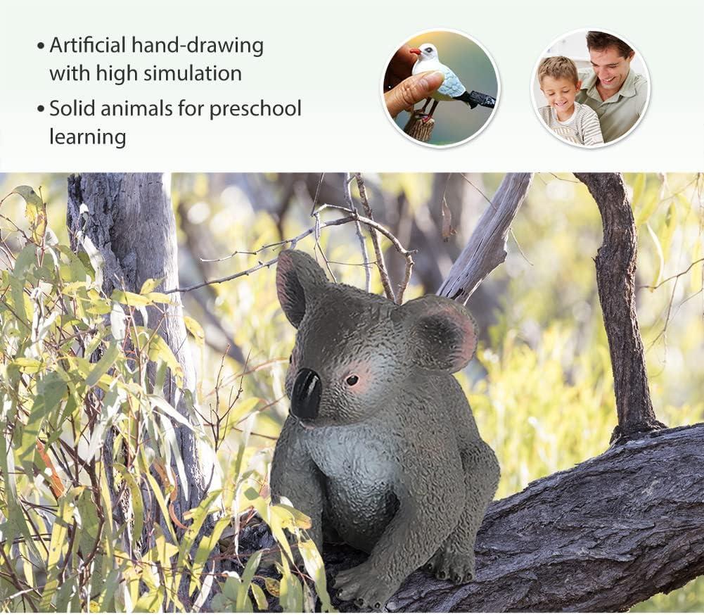 Volnau Animal Toys Figurines 12Pcs Australia Animal Figures Zoo Pack Educational Kangaroo Koala Sets