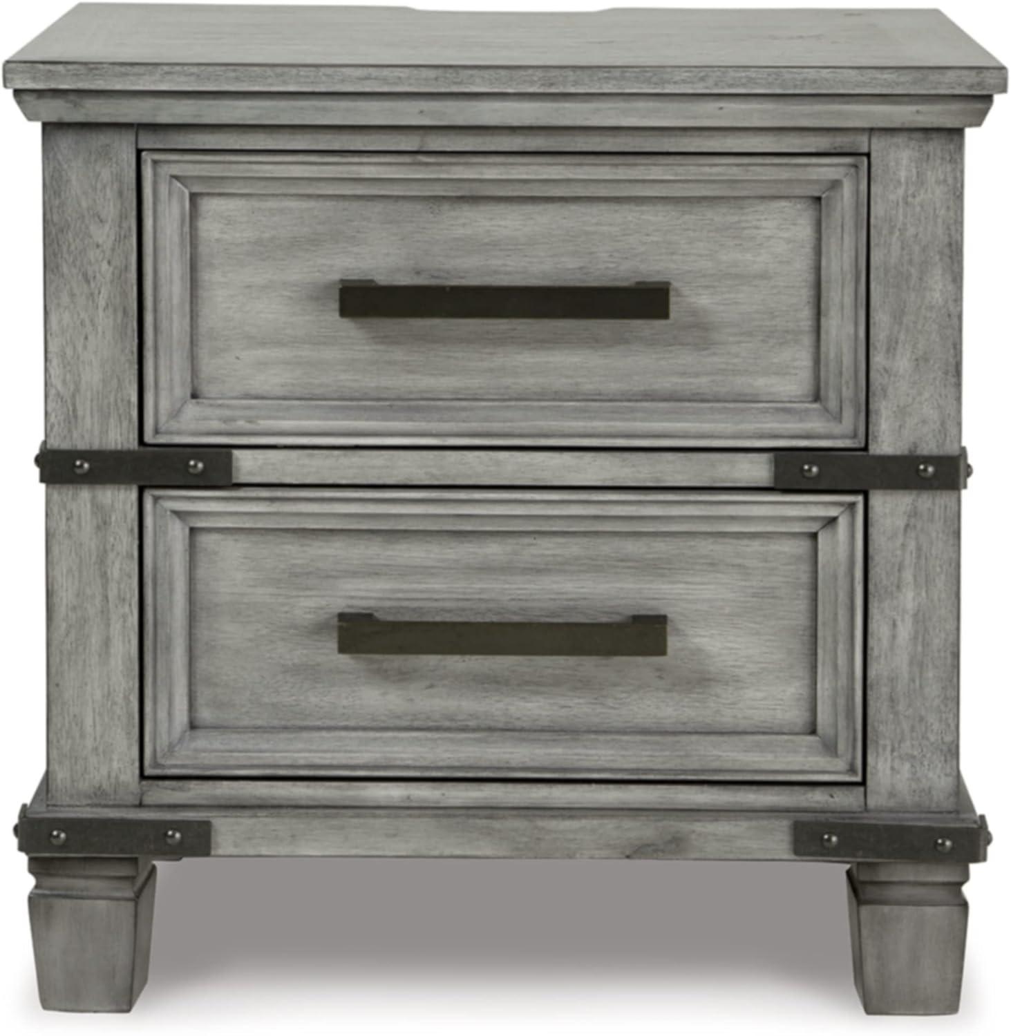 Russelyn 2 - Drawer Nightstand in Gray