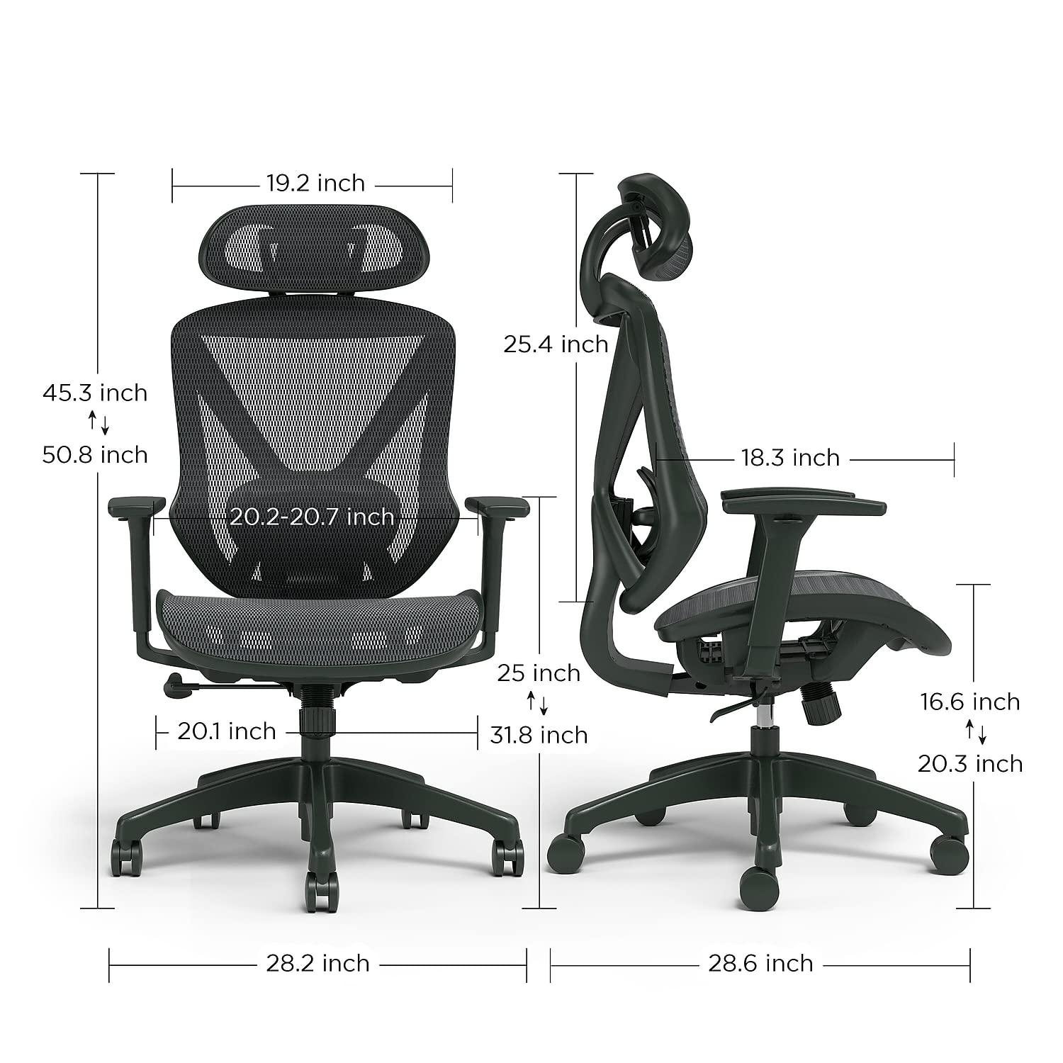 Union & Scale FlexFit Dexley Mesh Task Chair Blue (UN59375)
