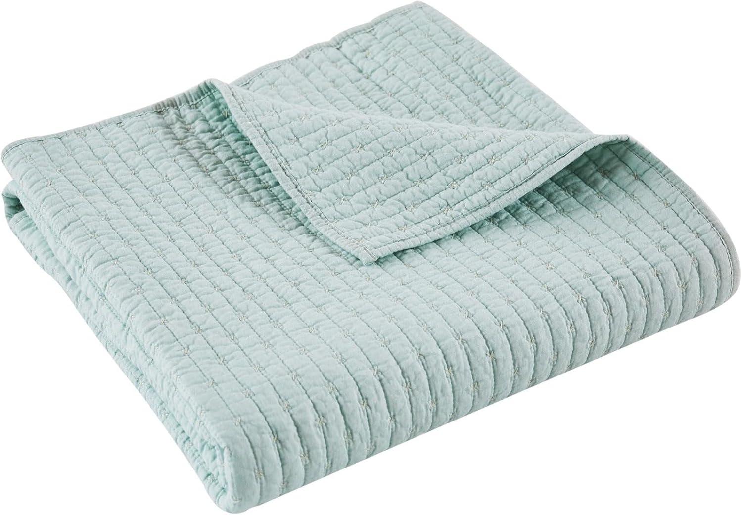 Cross Stitch Quilted Throw - Levtex Home