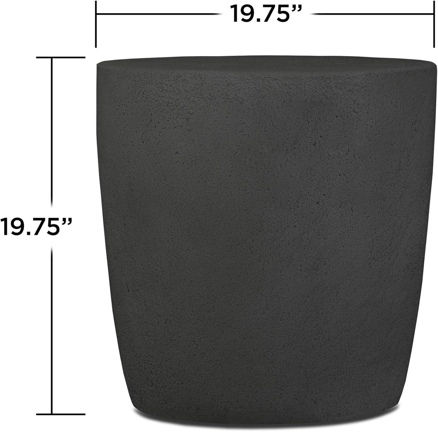 Shale Gray Concrete Propane Tank Cover with Handle