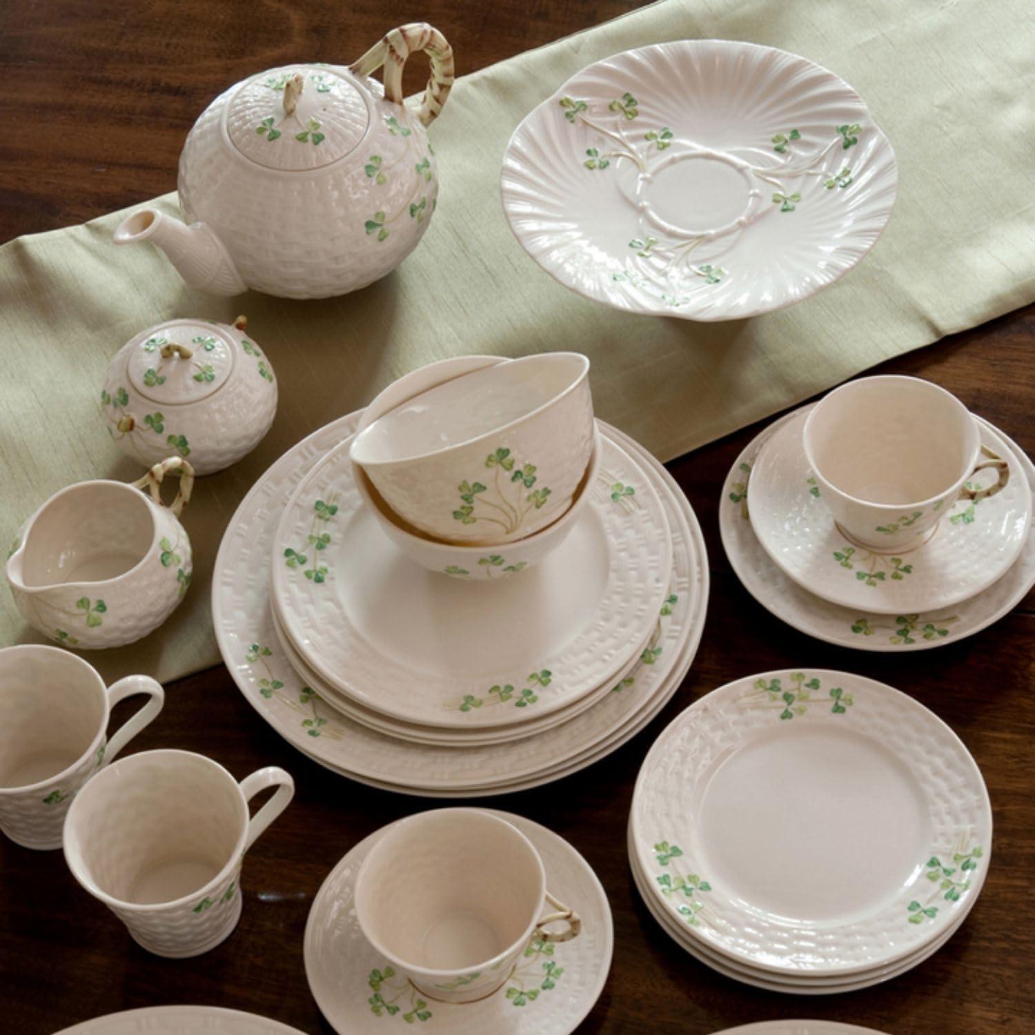 Belleek Group Shamrock Mug