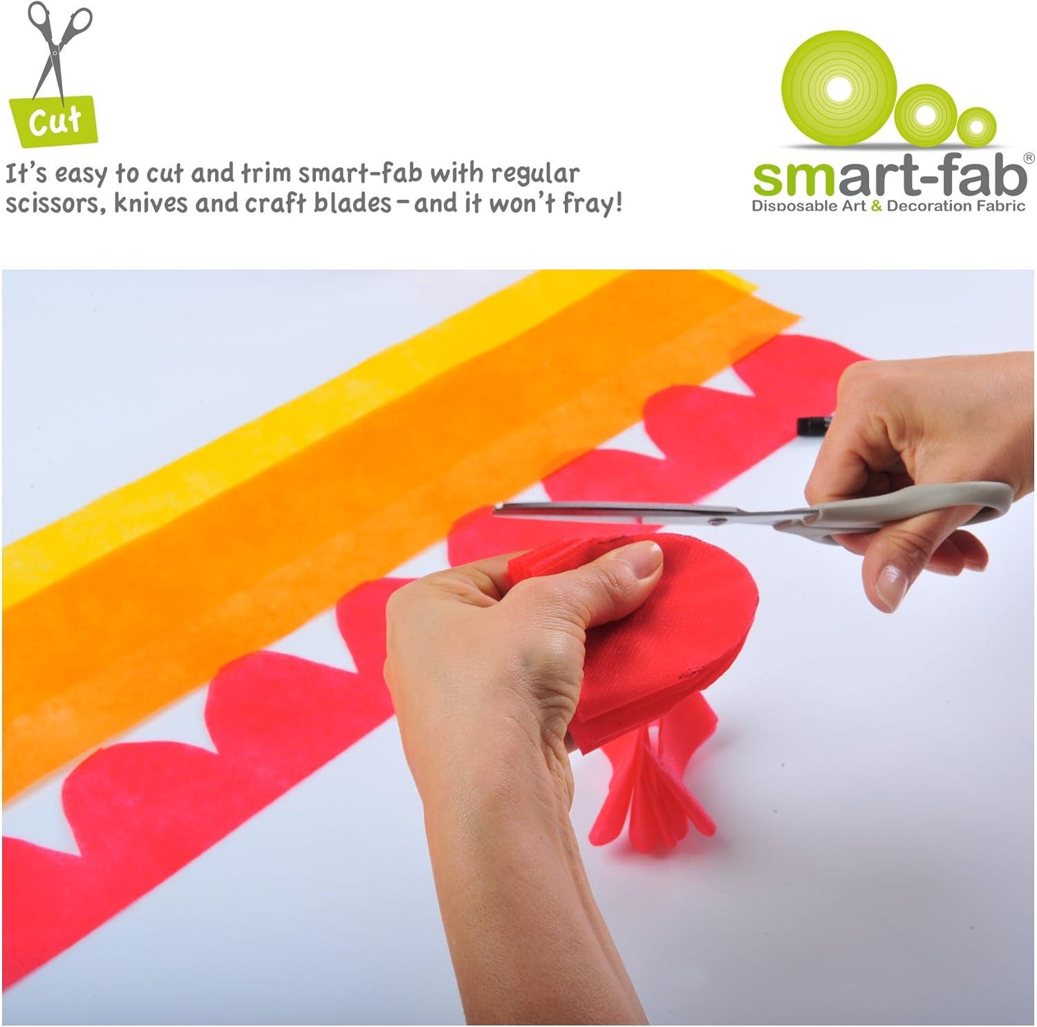 Smart-Fab® Art & Decoration Fabric Roll, 48" x 40', Black