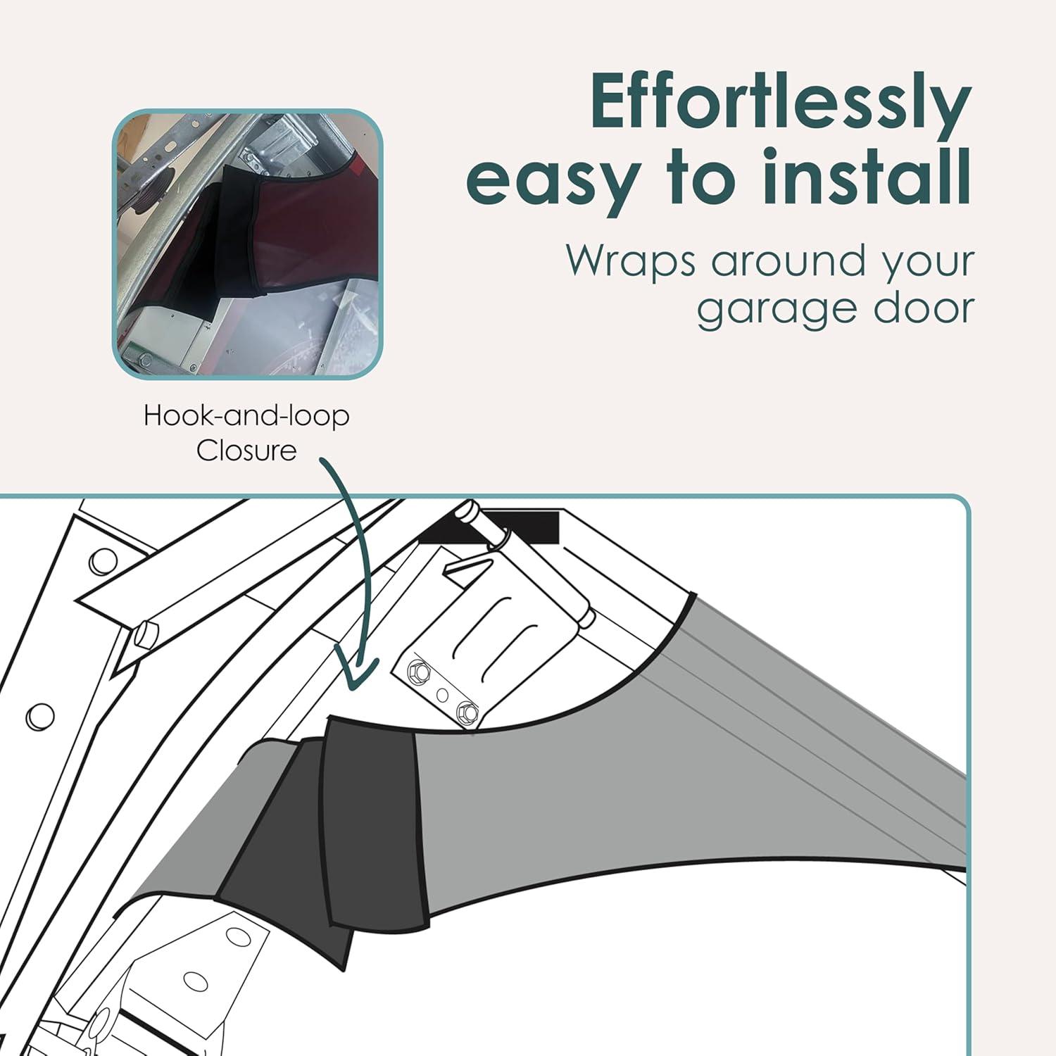 Garage Door Banner Cover 7 x 16 ft, Merry Christmas Santa Claus Carring Gifts Christmas Garage Door Decorations Holiday Christmas Backdrop Decor for Winter New Year Xmas Party