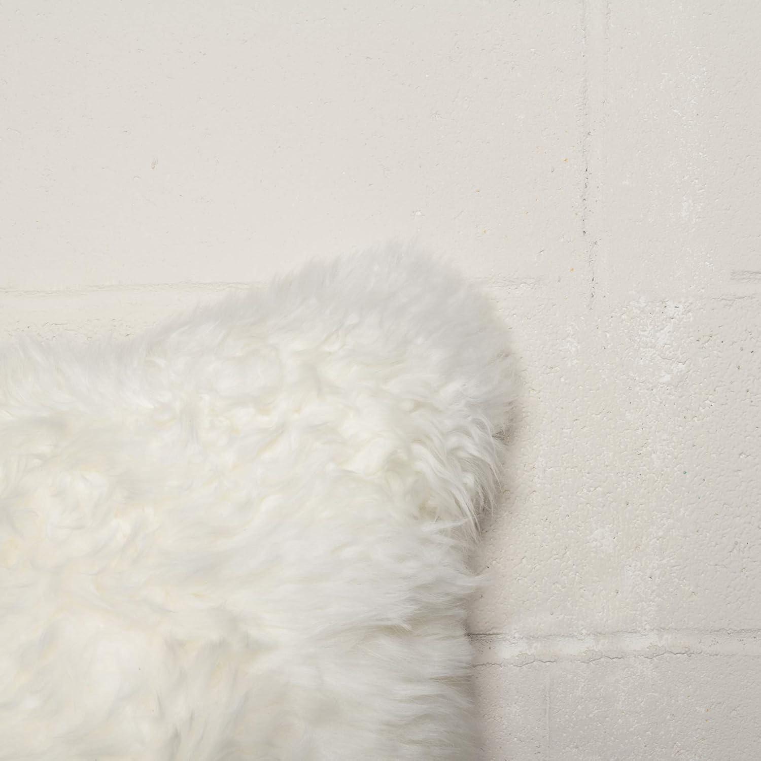 Natural New Zealand Sheepskin Pillow | Natural | 18"x18"