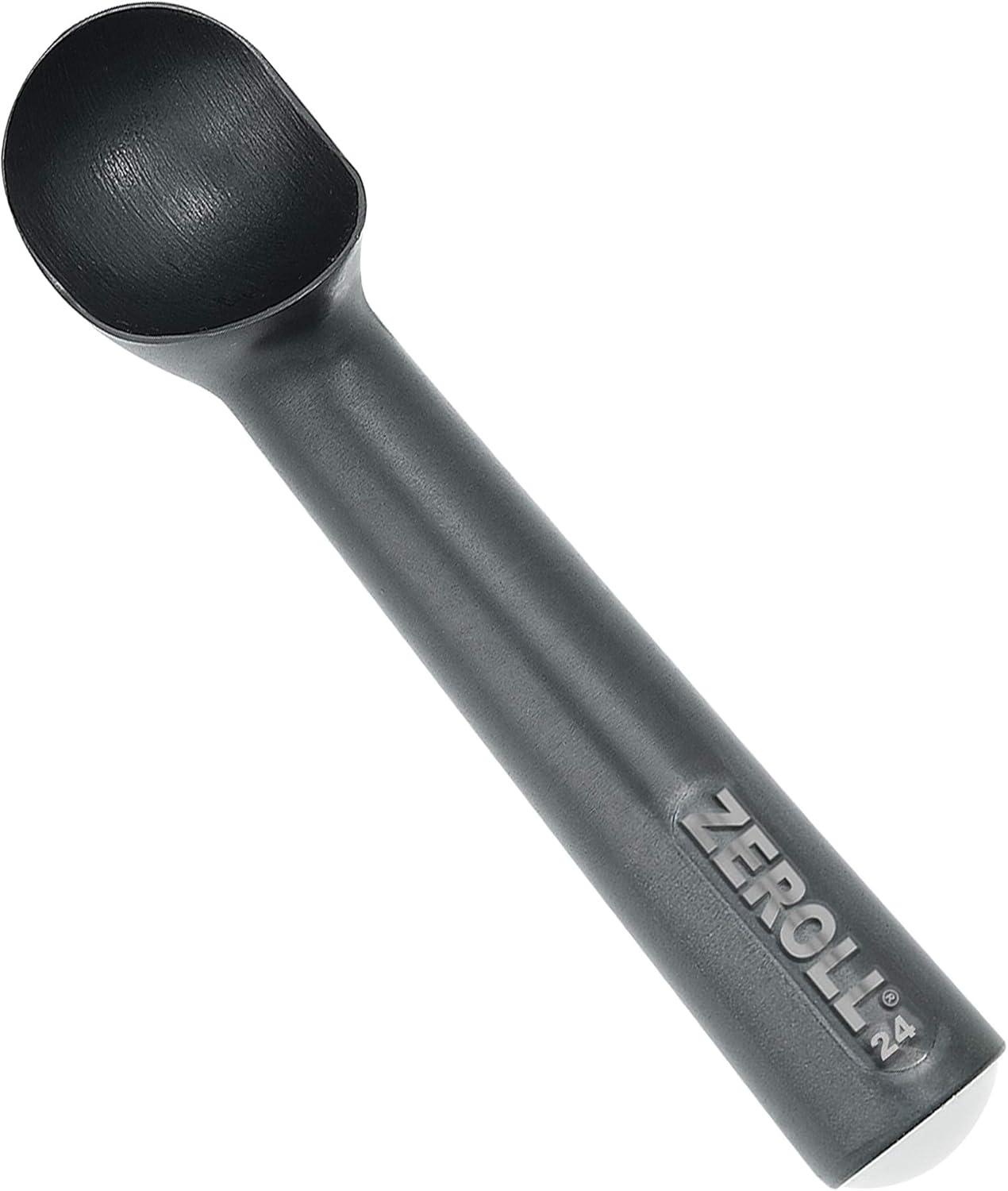 Black Aluminum Non-Stick Ice Cream Scoop with Heat Conductive Handle