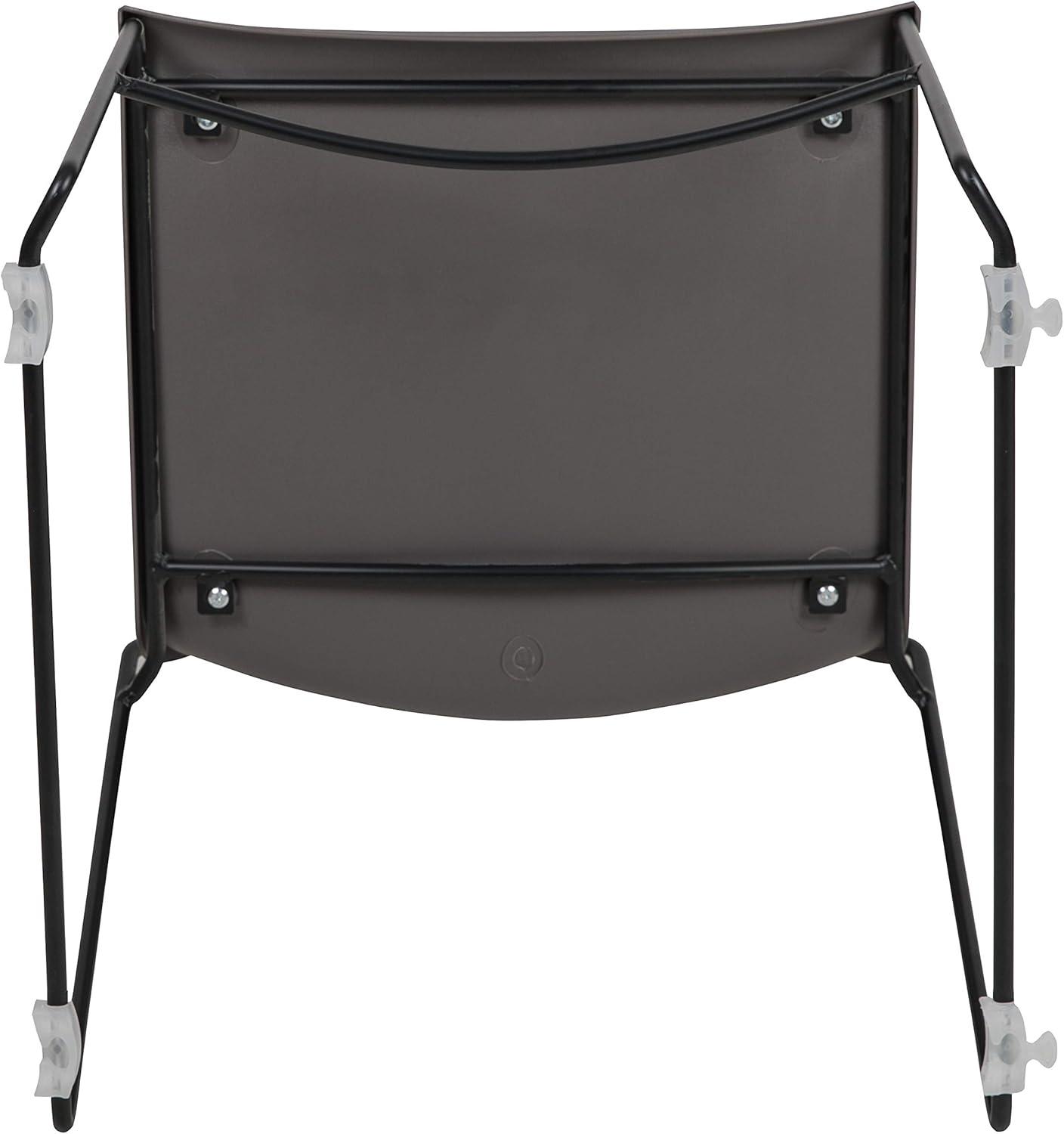 Everleigh 661 lb. Capacity Full Back Stack Chair with Powder Coated Frame