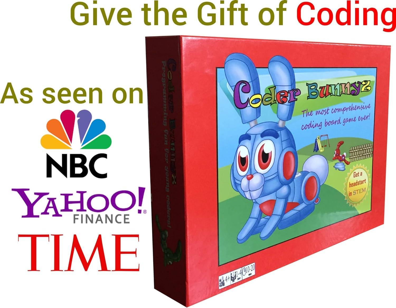 Coderbunnyz - the Most Comprehensive Coding Game Ever! Stem Education Toy and Gift for Girls and Boys Ages 4 - 104! No Prior Coding Experience Required. Learn and Play with Computer Programming today.