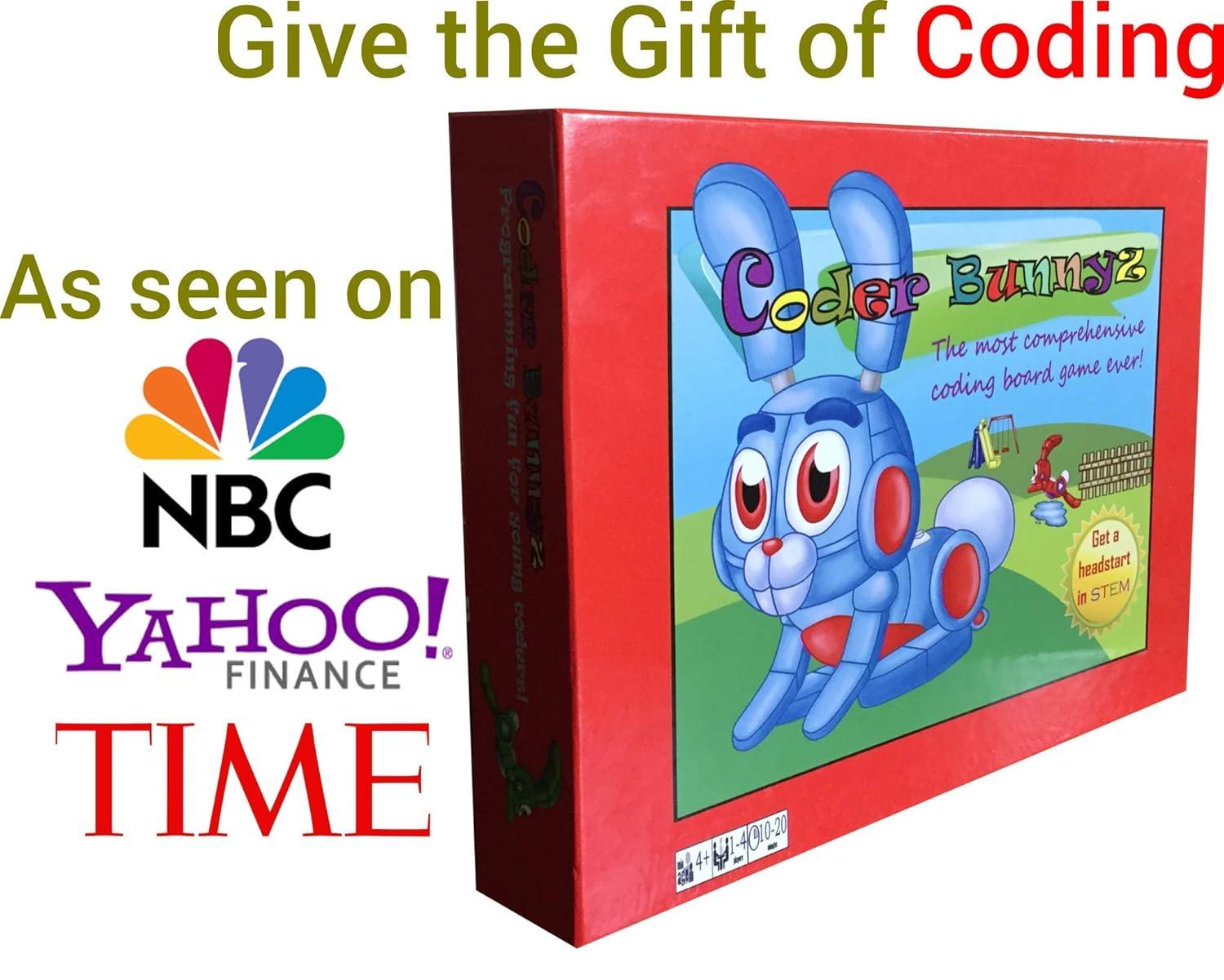 Coderbunnyz - the Most Comprehensive Coding Game Ever! Stem Education Toy and Gift for Girls and Boys Ages 4 - 104! No Prior Coding Experience Required. Learn and Play with Computer Programming today.