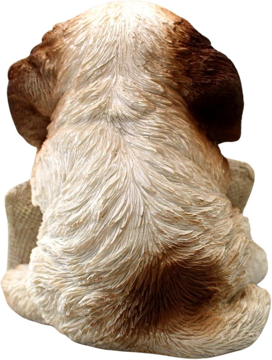 Michael Carr Designs Figurine for Gardens, Patios and Lawns, Cavalier King Charles Spaniel Puppy