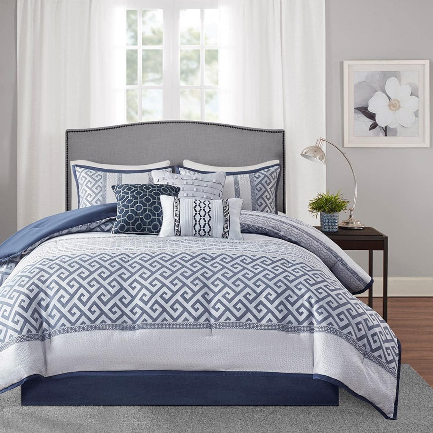 Bennett 7 Piece Jacquard Comforter Set