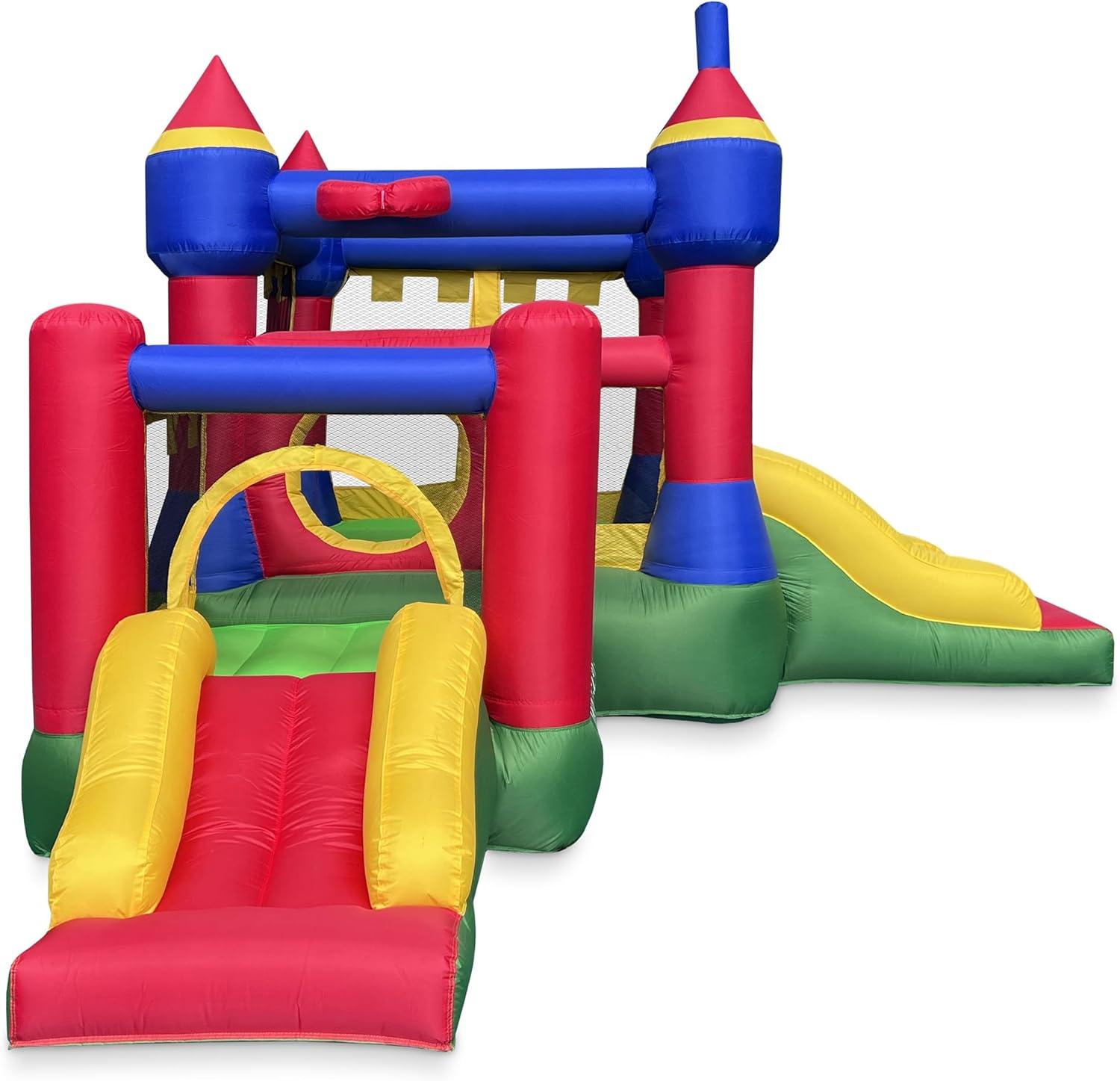 10' x 12' Bounce House with Slides and Air Blower