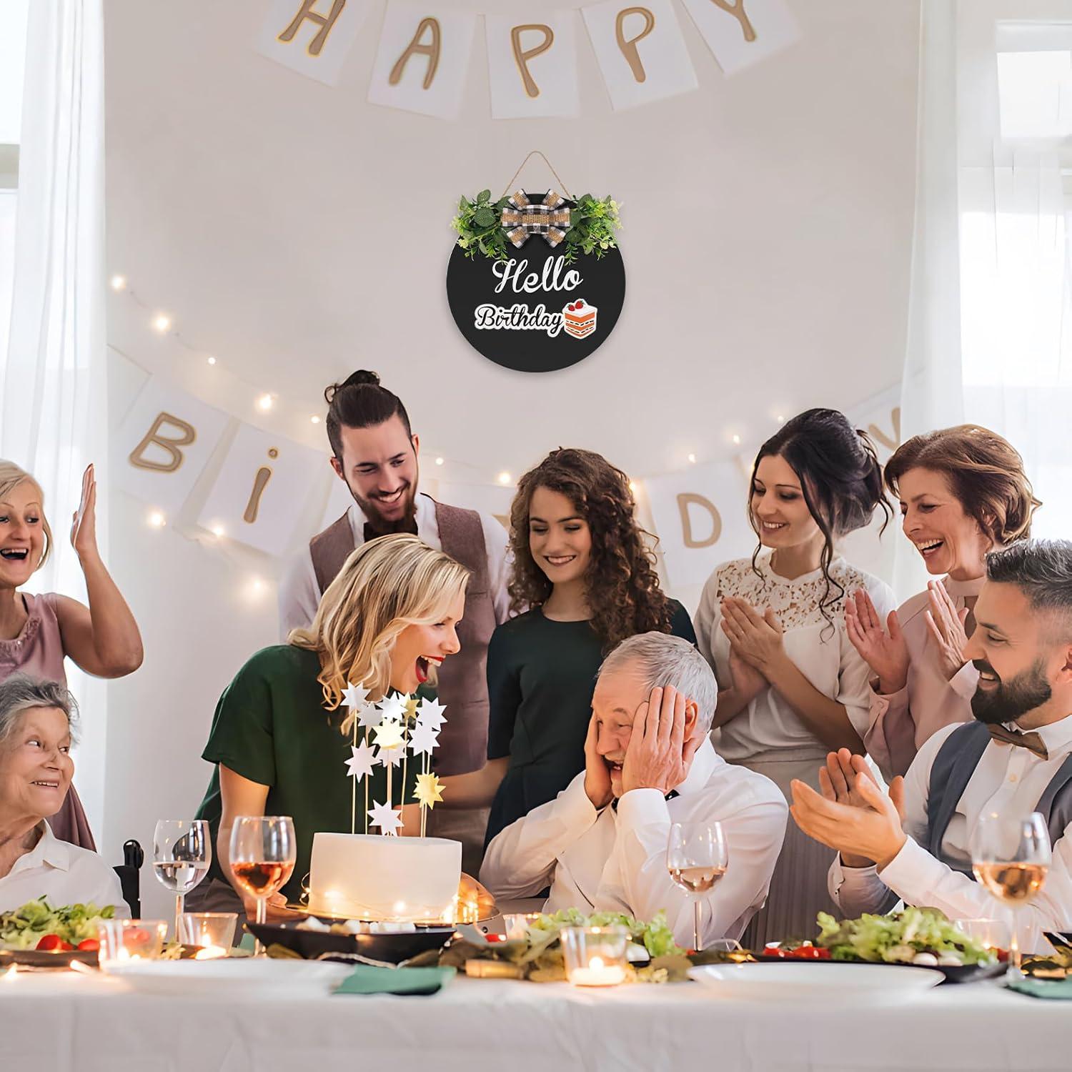 RoseCraft Interchangeable Wooden Seasonal White Welcome Sign, Rustic Welcome Front Door Wreaths for Home Wall Porch Decor, for Easter Spring Summer Fall Halloween Christmas All Season Decorations.