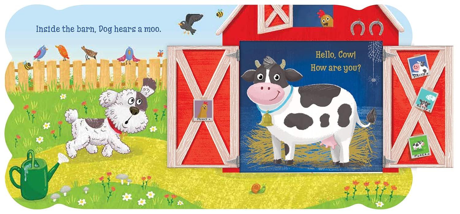 Hello Farm - by  Kidsbooks Publishing (Board Book)