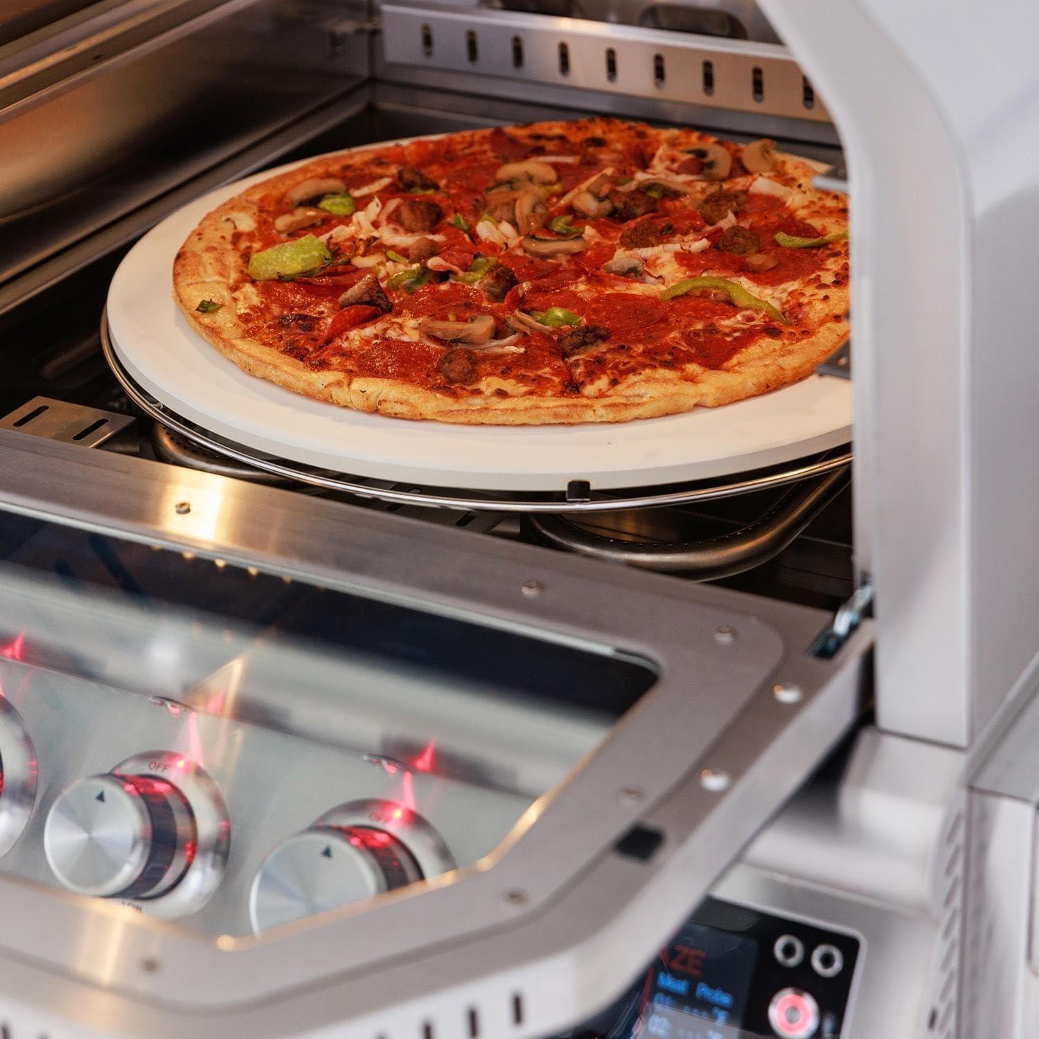 Blaze Grills Stainless Steel Built-In Natural Gas Pizza Oven