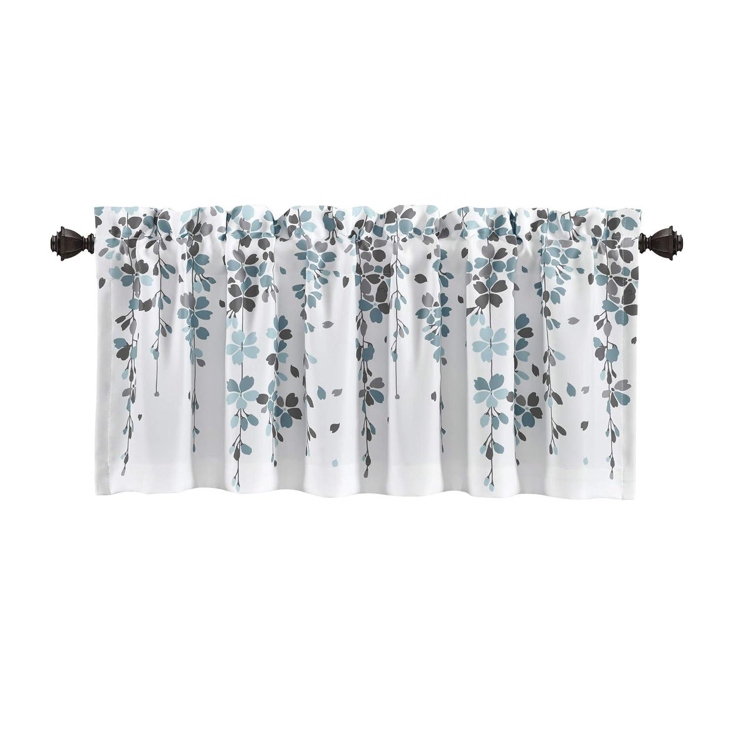 Lush Decor Floral Tailored 52'' W Window Valance