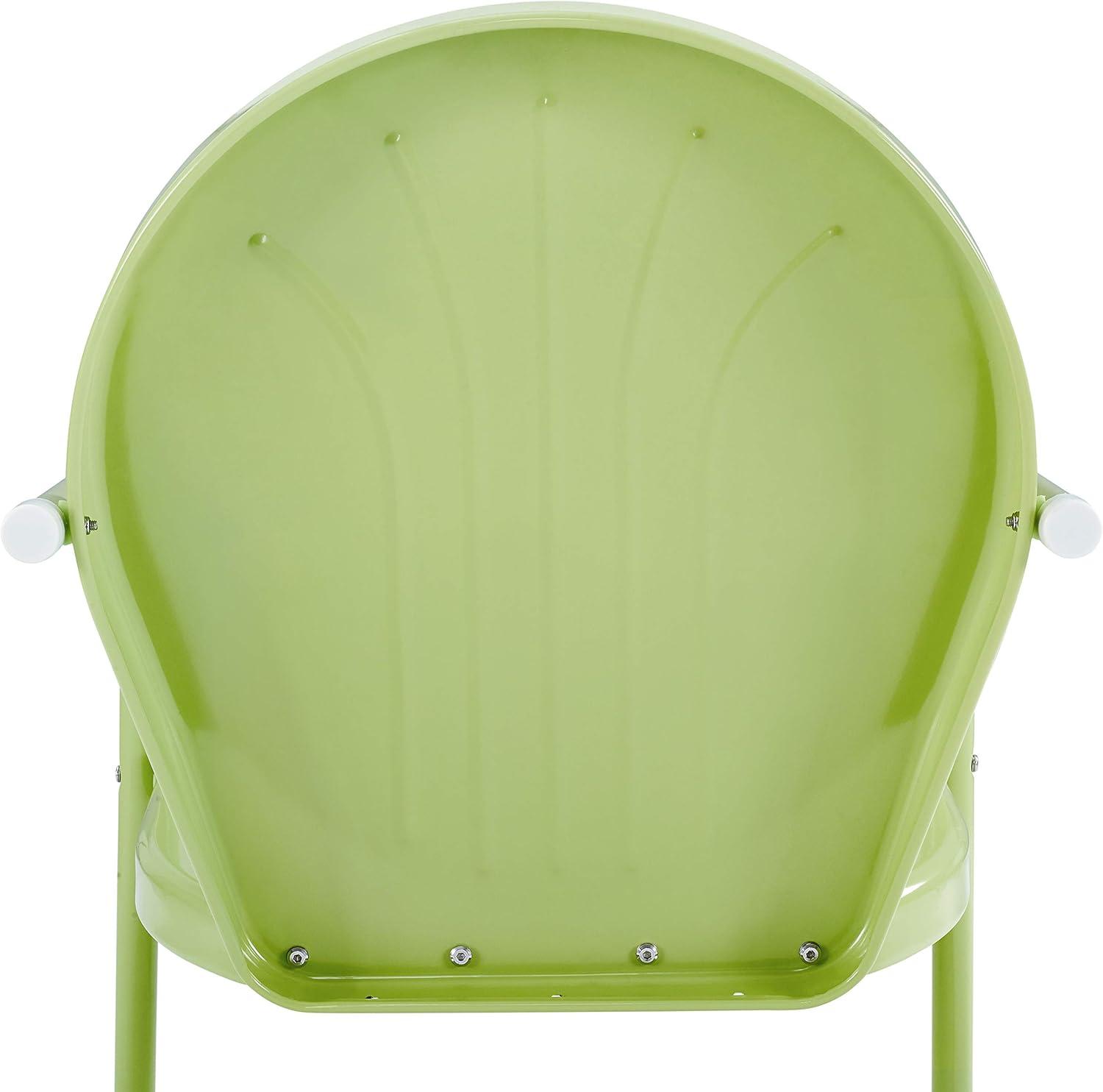 Key Lime Retro Metal Outdoor Lounge Chair