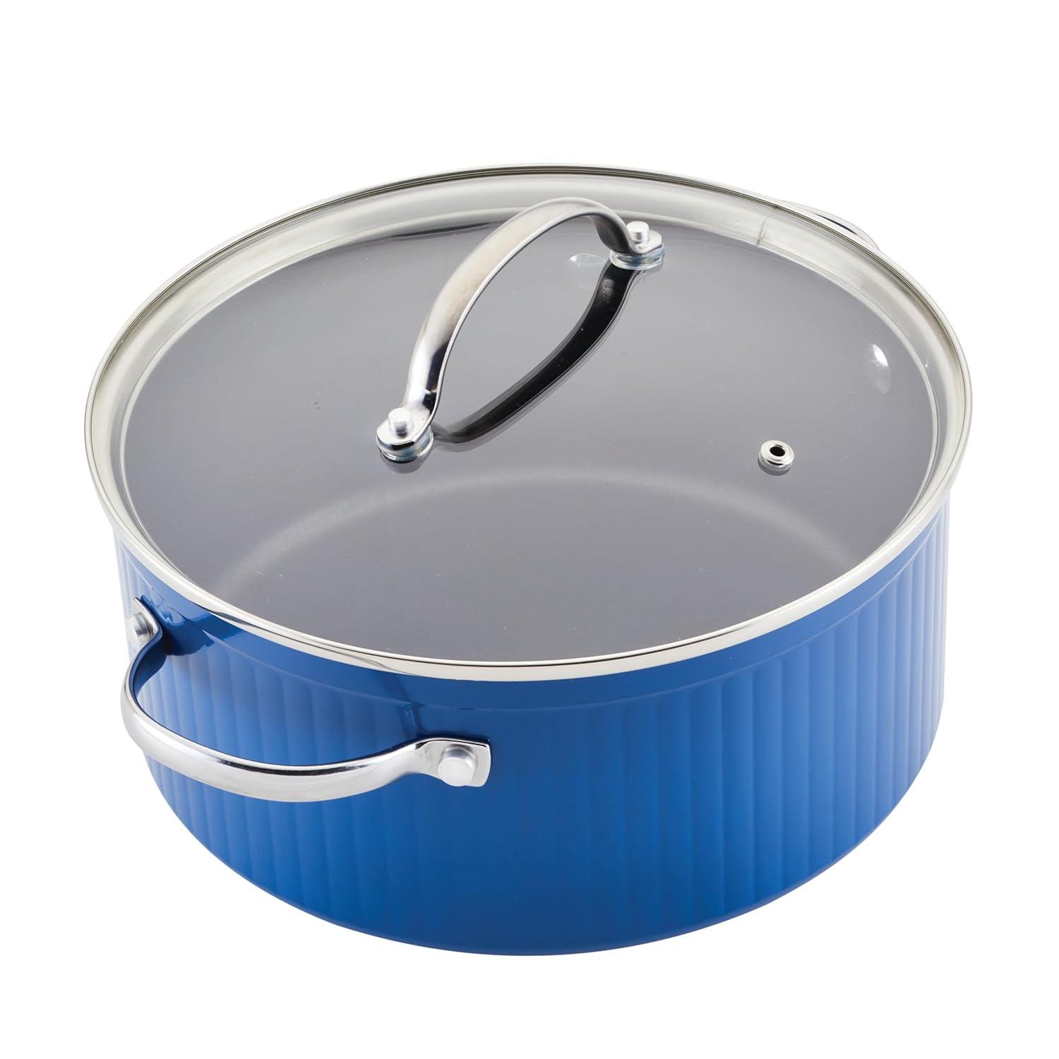 Farberware Farberware Style Nonstick Cookware Pots And Pans Set, Includes Kitchen Cooking Utensils, 10 Piece