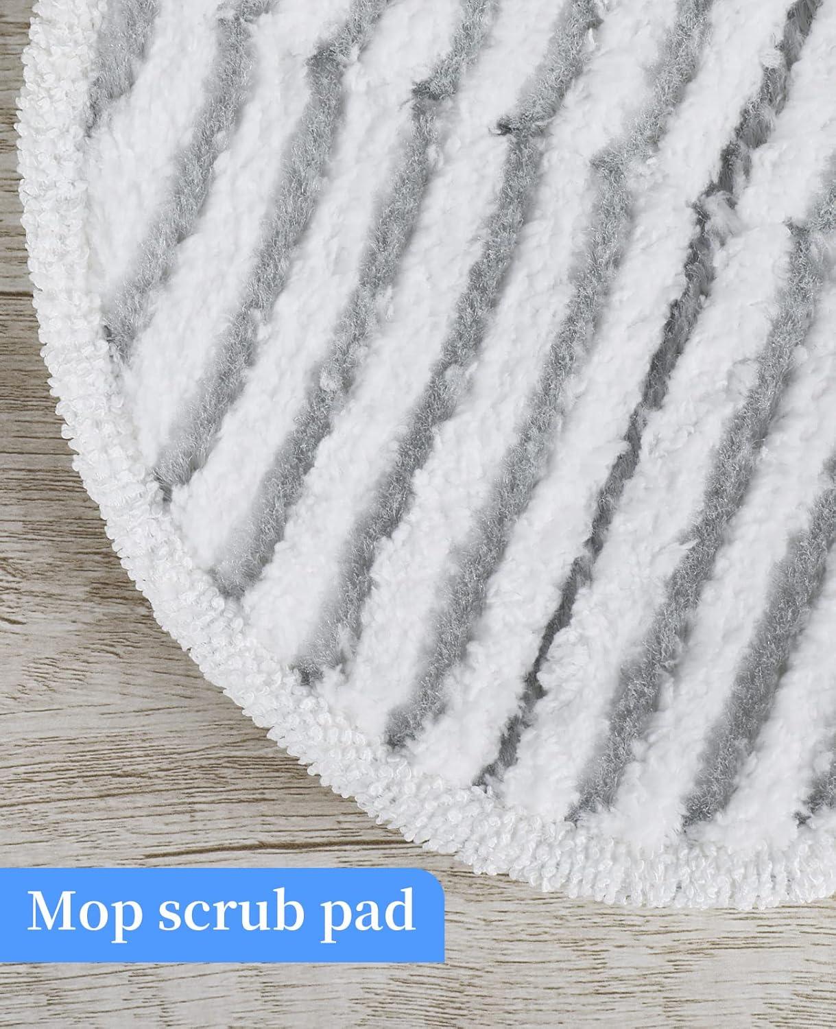6 Pack 2124 2037 2039A 20399 20391 Steam Mop Pads Replacement Compatible with Bissell Spinwave Hard Mop Cleaner
