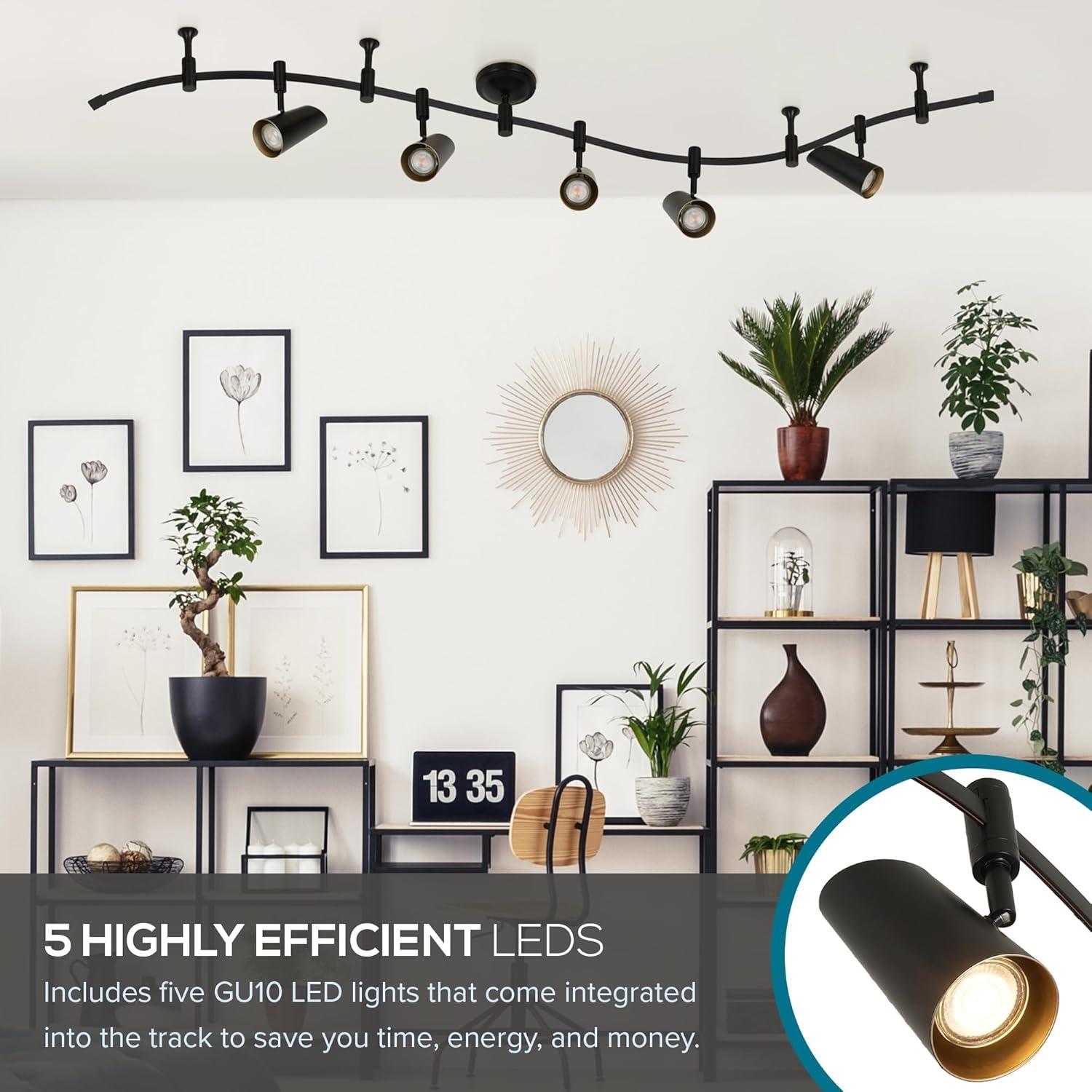 Catalina Lighting Lunar 5-Light LED Flex Track