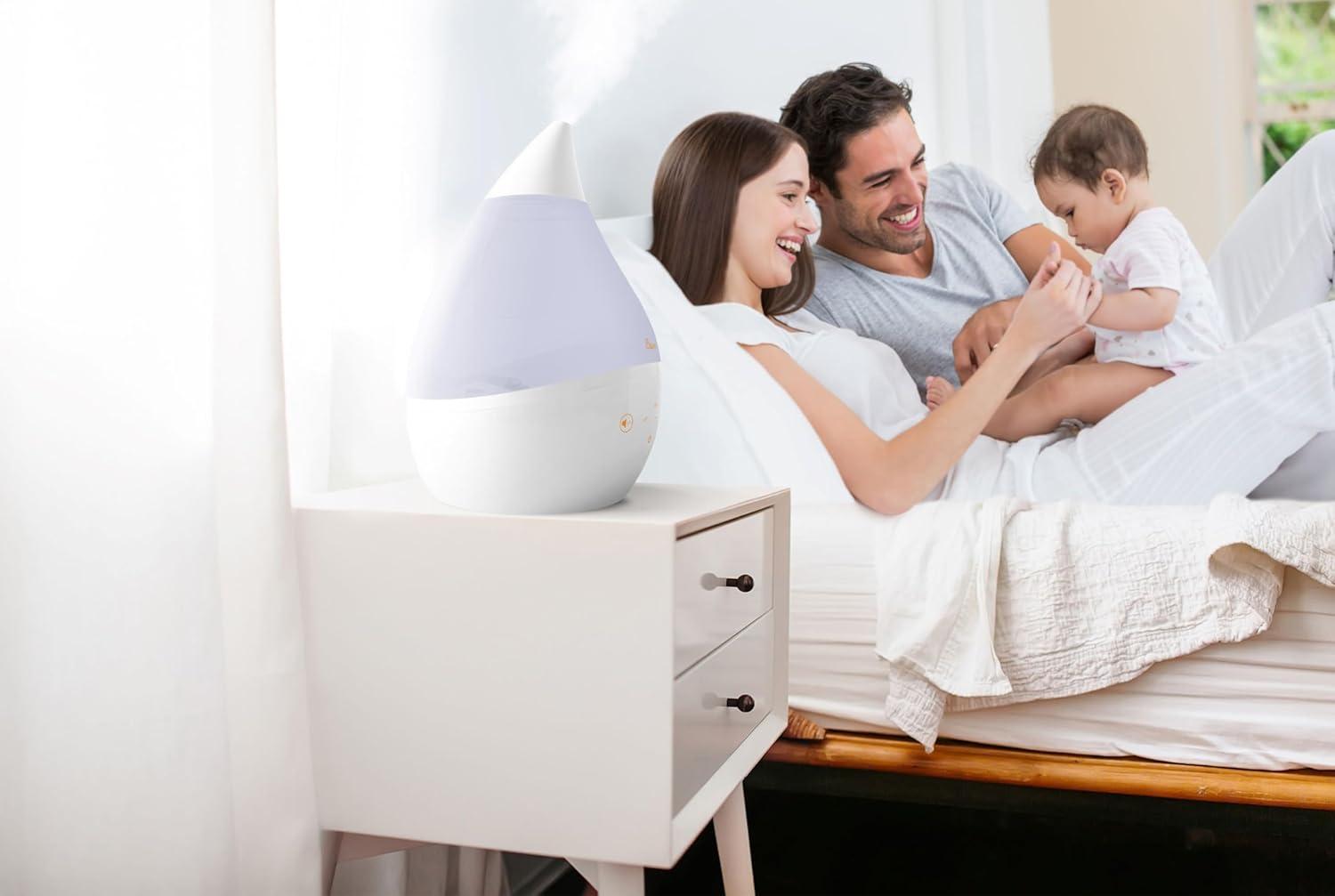 Drop 2.0 , 4-in-1 Cool-Mist Humidifier with Aroma Tray & Sound Machine