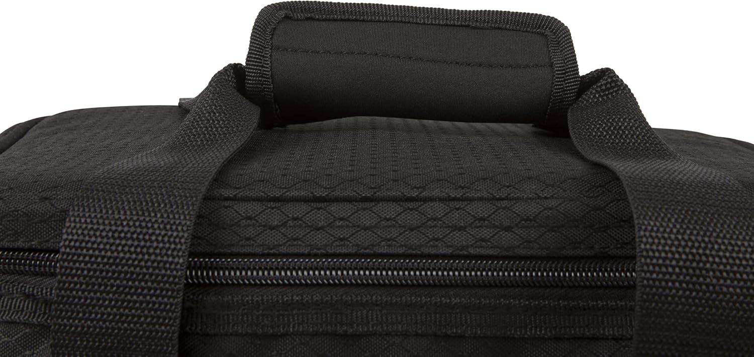 LEGACY Cellar 6-Bottle Wine Carrier & Cooler Tote - Insulated Traveling Portable Wine Bag Platinum