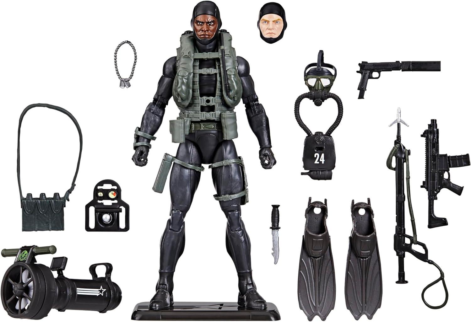G.I. Joe Classified Series 60th Anniversary Action Sailor - Recon Diver, 6” Action Figure