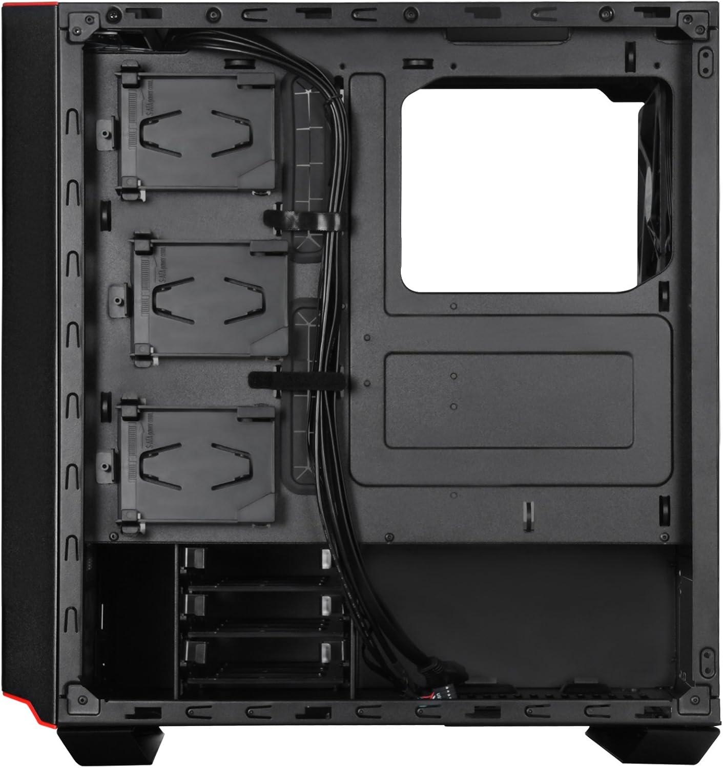 SilverStone Technology SST-PM02B-G (black + tempered glass window)