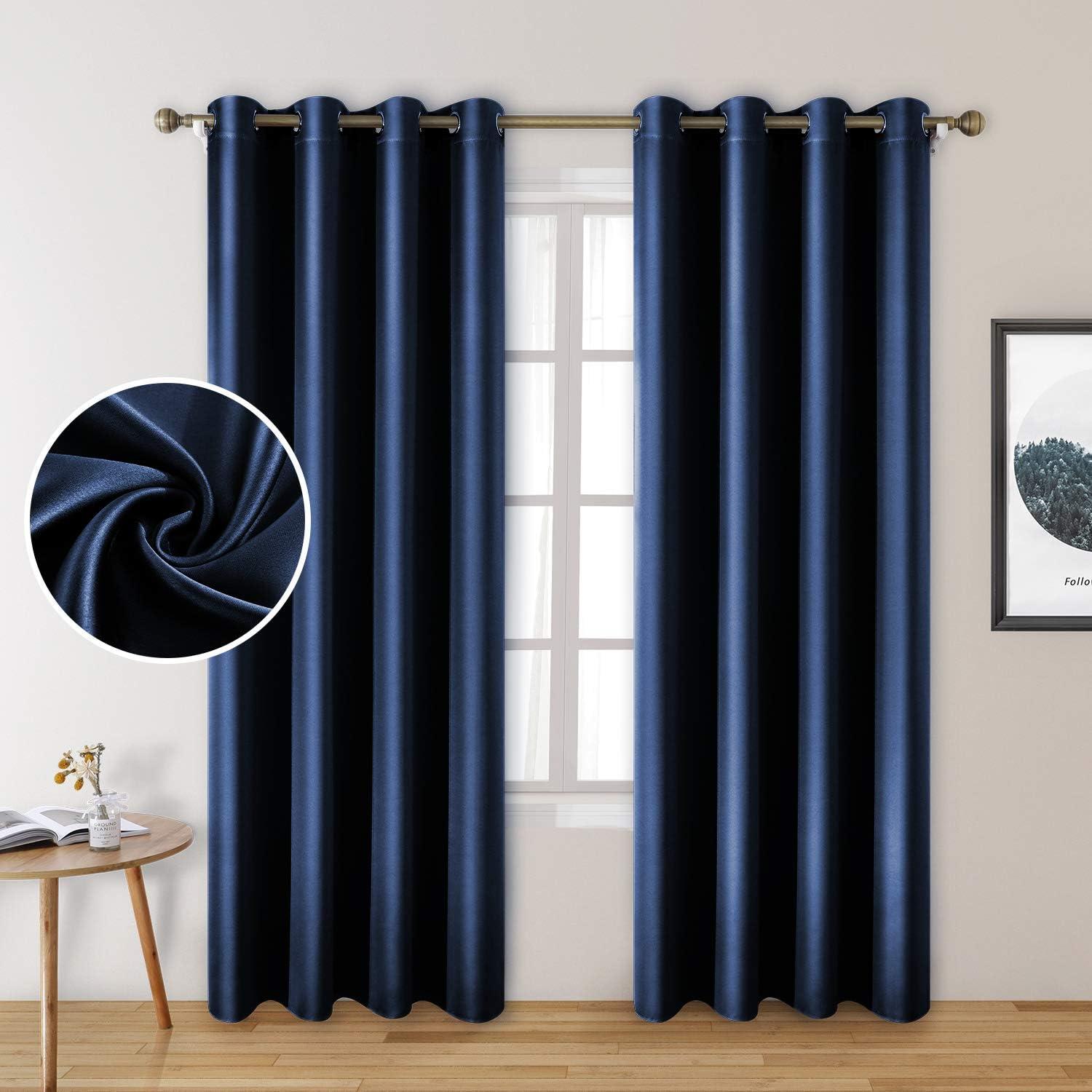 Lush Decor Polyester Blackout Curtain Single Panel