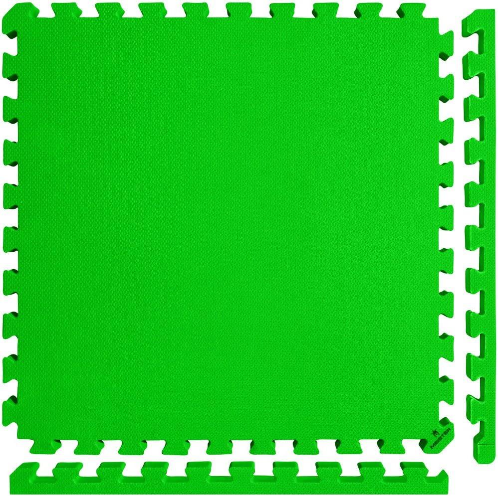 Meister X-Thick 1.5" Interlocking 16 Tiles Gym Floor Mat - Red