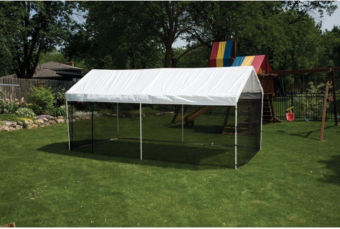 ShelterLogic MaxAP ShelterLogic Black Fabric Screen for Canopy